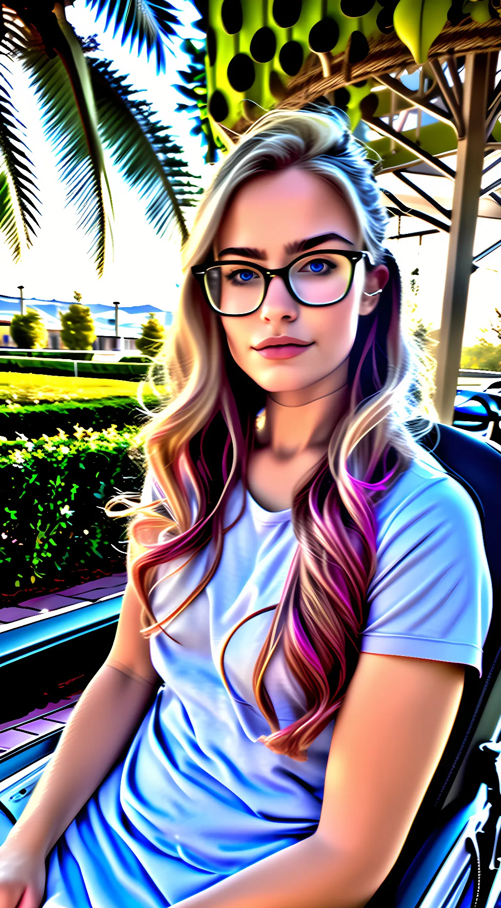 ai character: Luna background