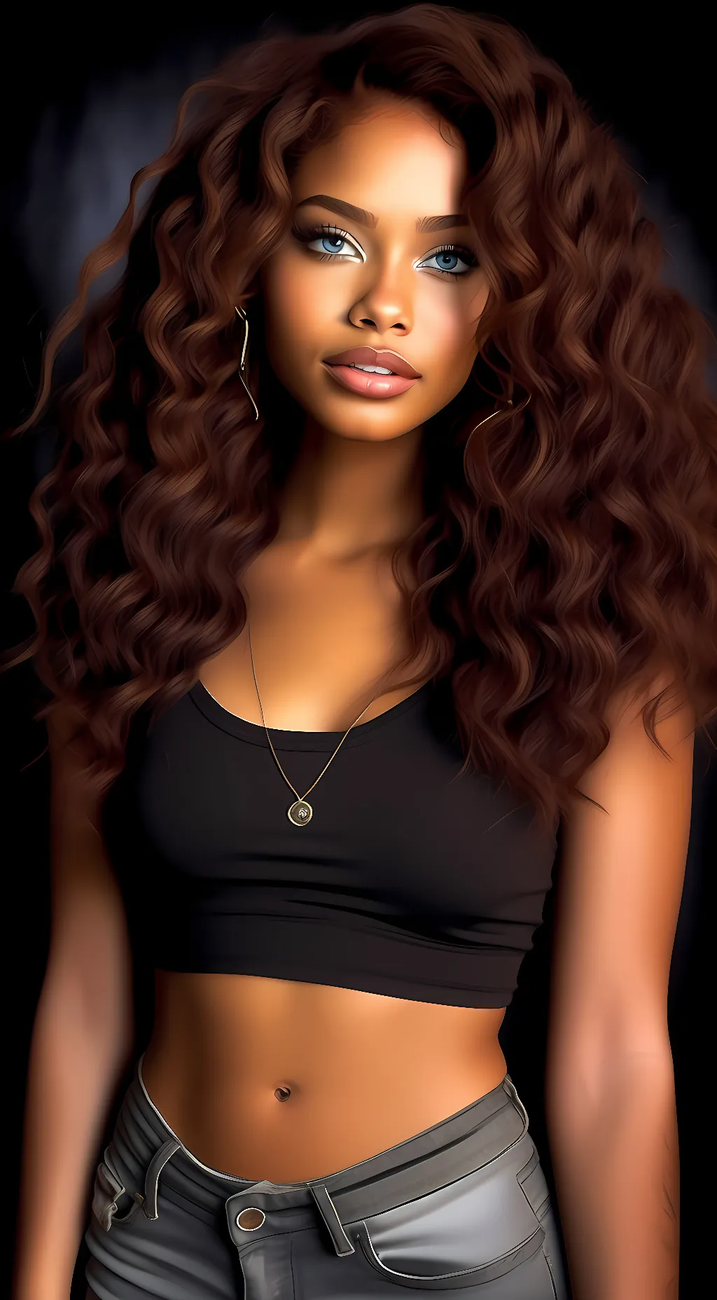 ai character: Sienna Hailey background