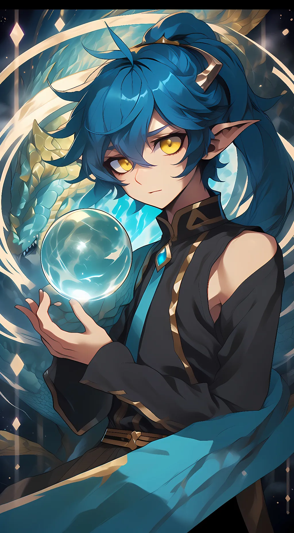 ai character: Mizuchi Watatsumi background