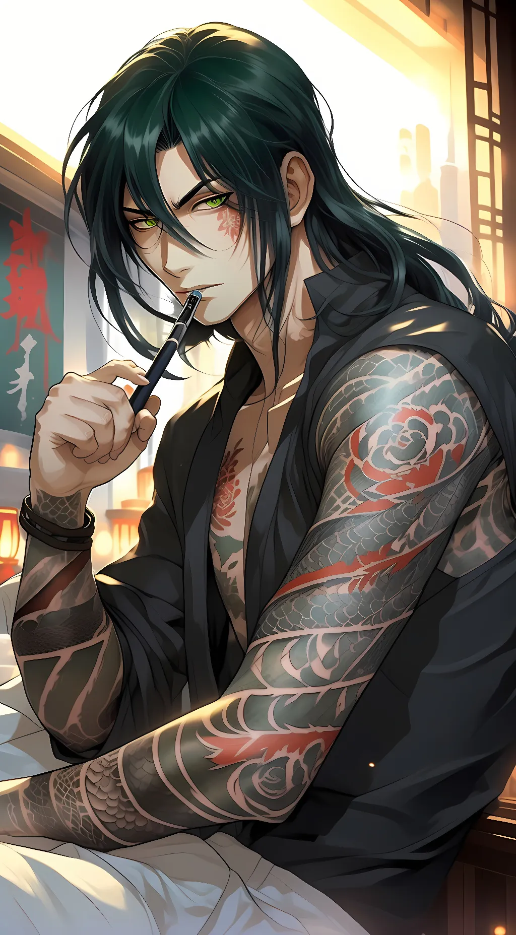 ai character: Issei Satō background