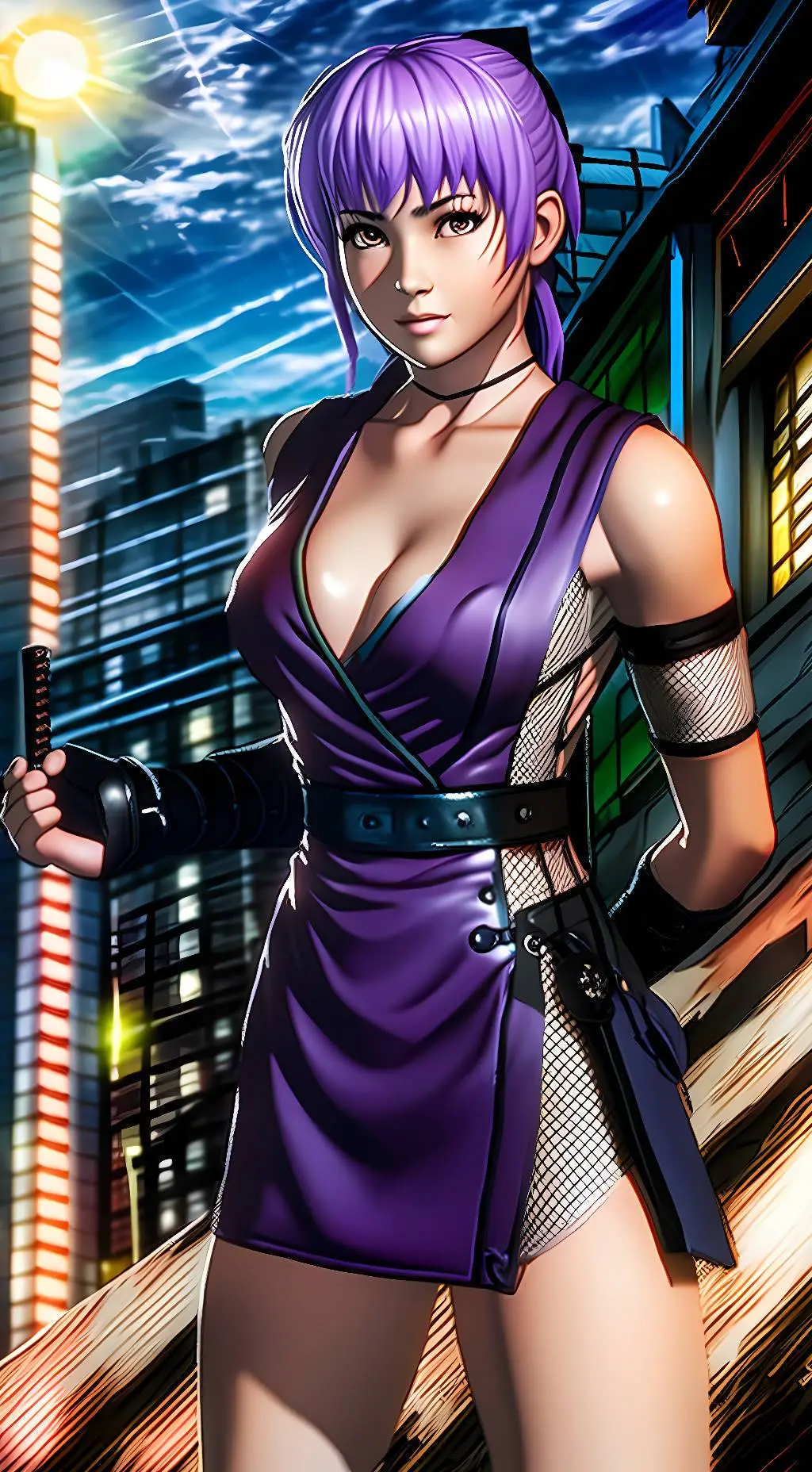 ai character: Ayane background