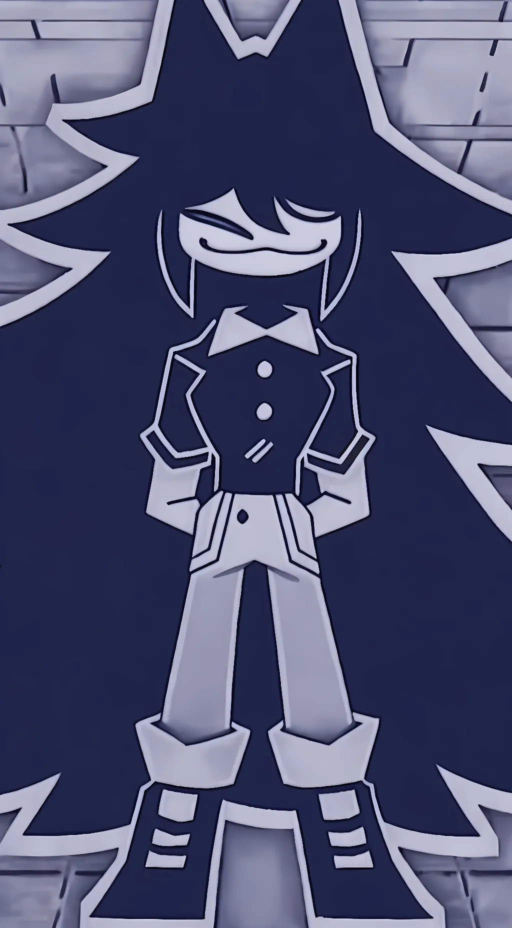 ai character: Miss circle ;)  background