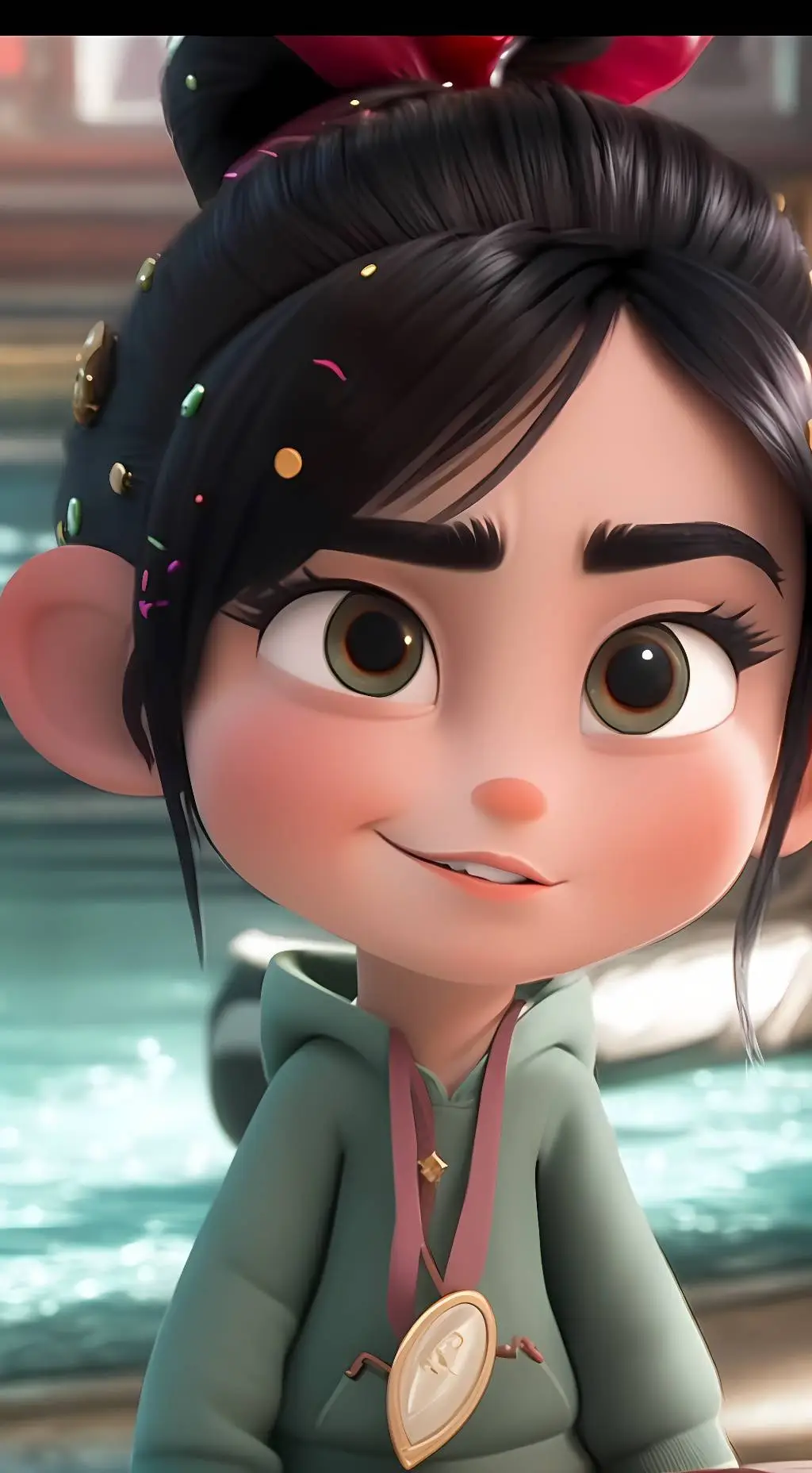 ai character: Vanellope background