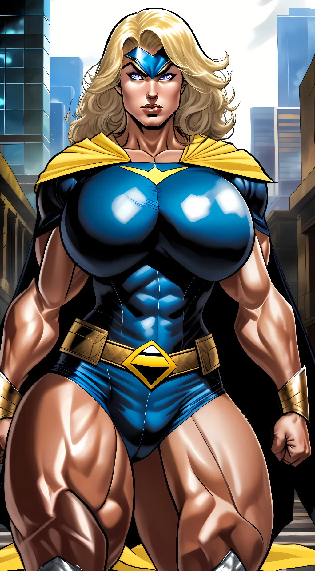 ai character: Ultrawoman background