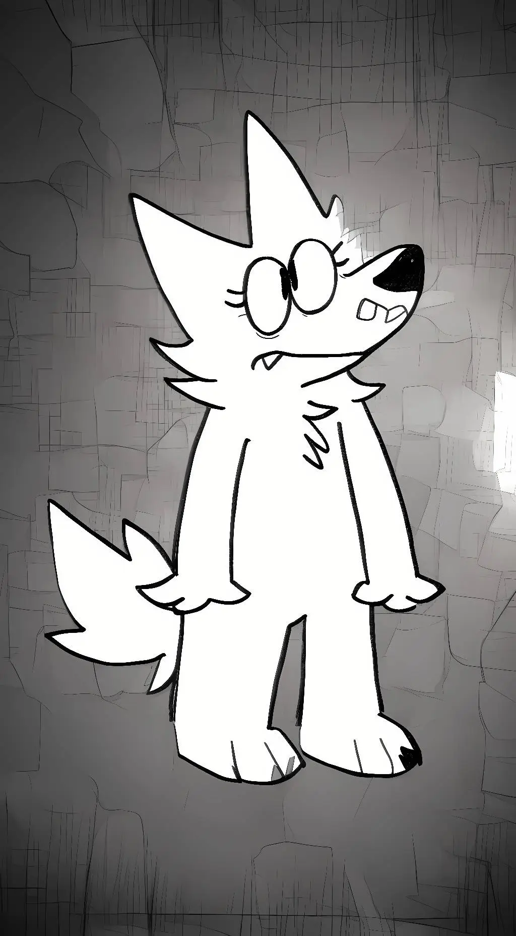 ai character: doglike creature background