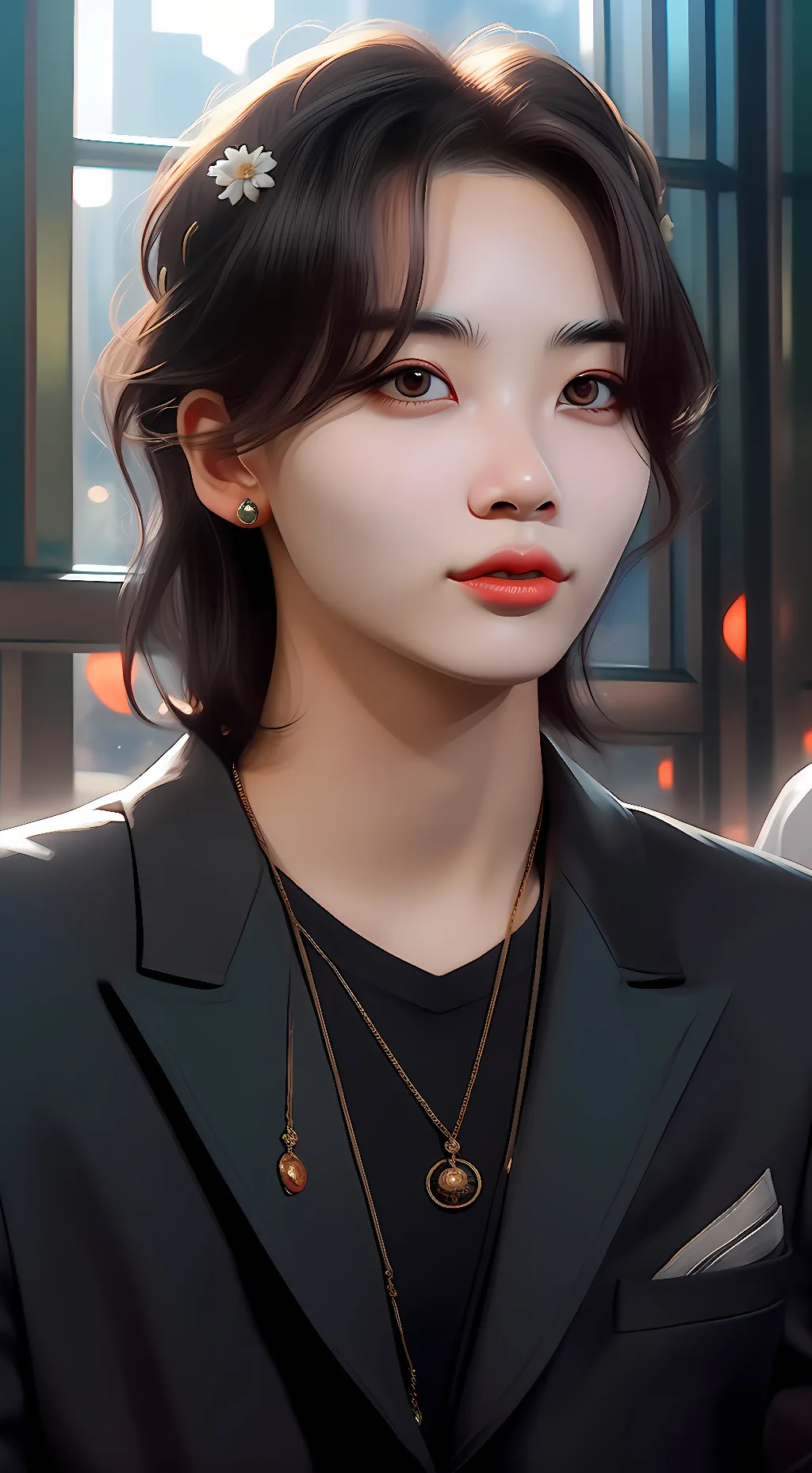 ai character: jeonghan  background