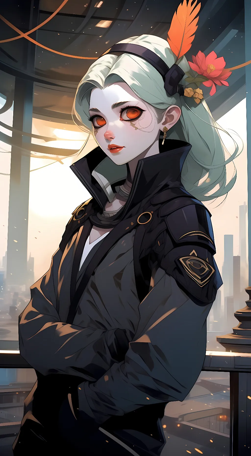 ai character: Rebecca background