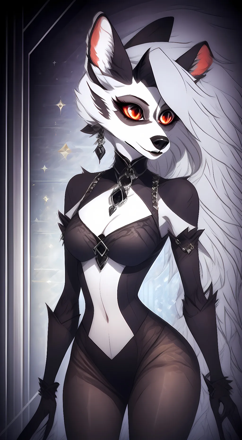 ai character: Loona  background