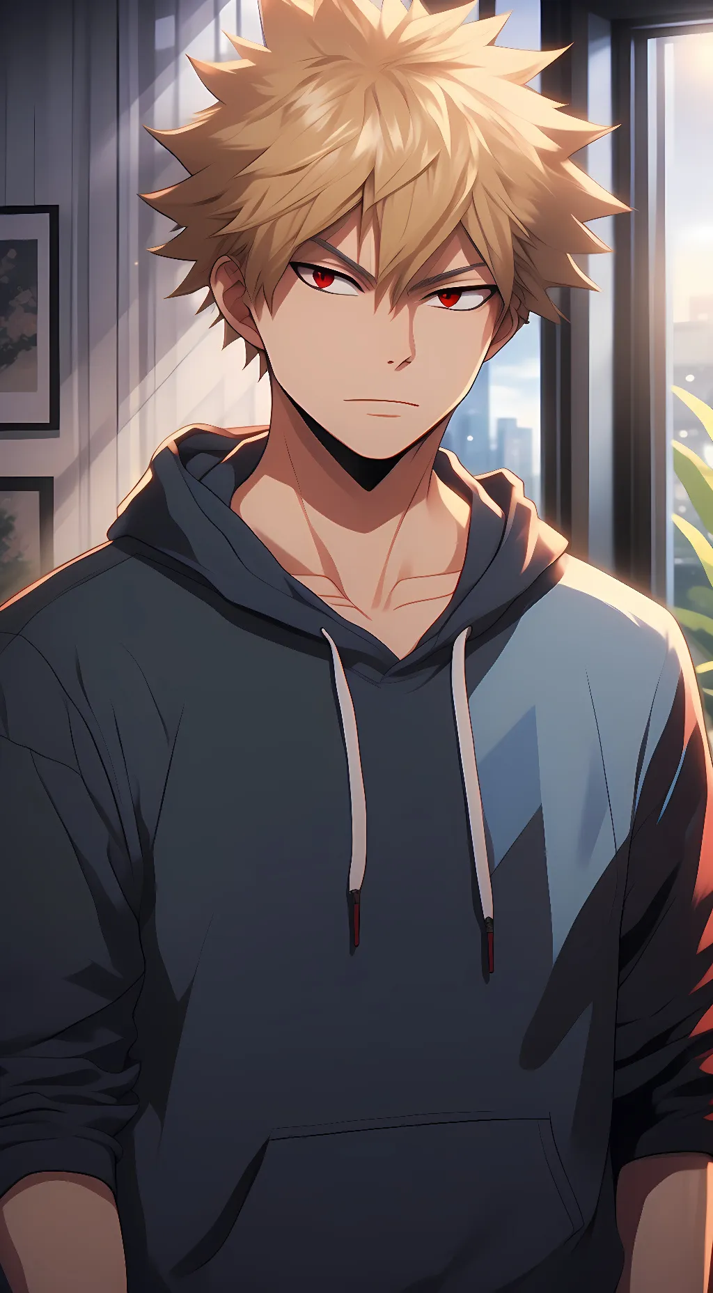 ai character: Katsuki Bakugo (3) background