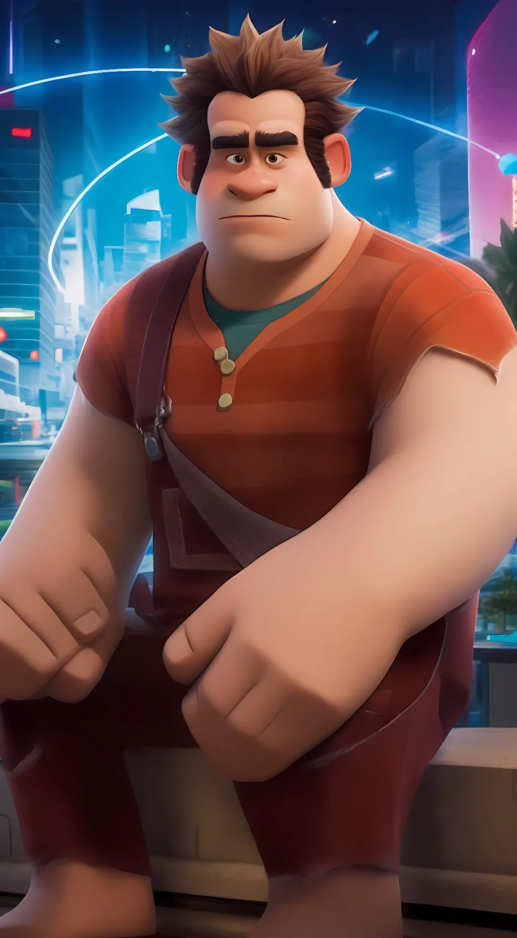 ai character: Ralph  background