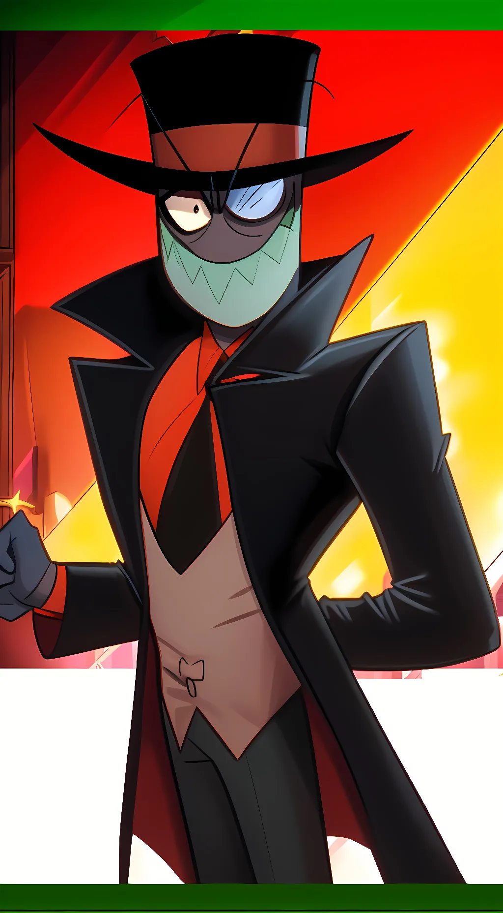 ai character: Blackhat background