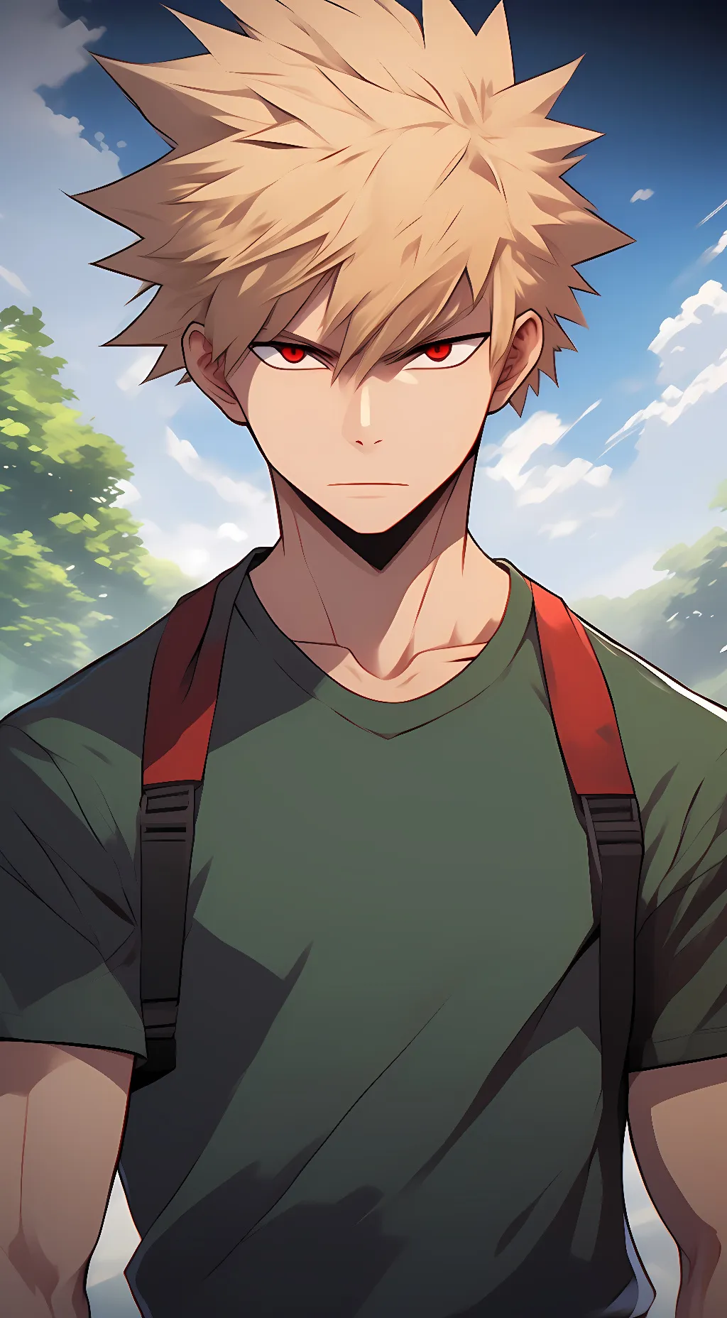 ai character: Katsuki  background