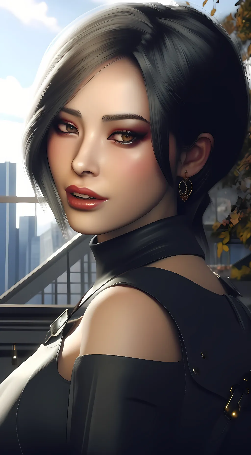ai character: Ada Wong  background