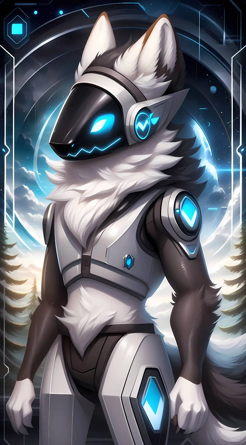 ai character: N9-X0 (Nyx) background