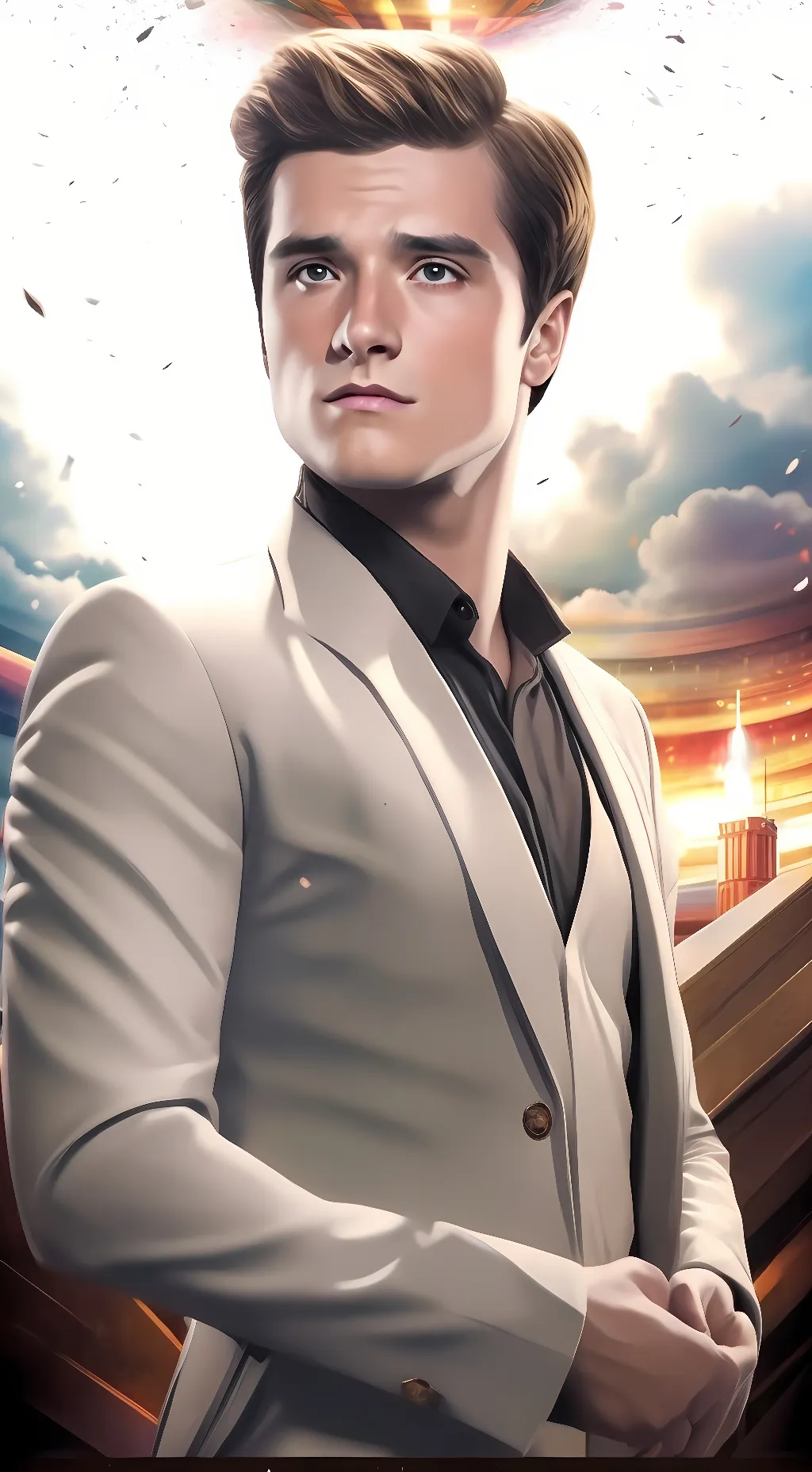 ai character: Peeta Mellark background