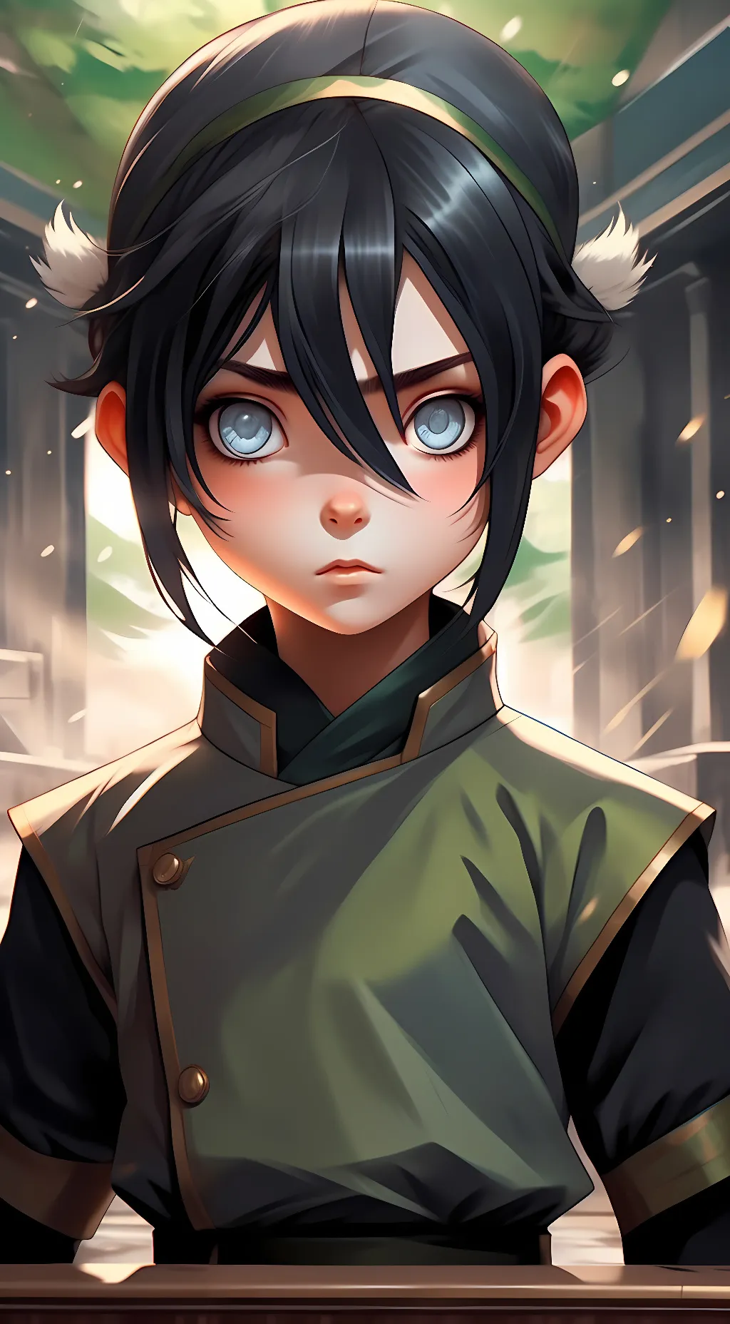 ai character: Toph Beifong background