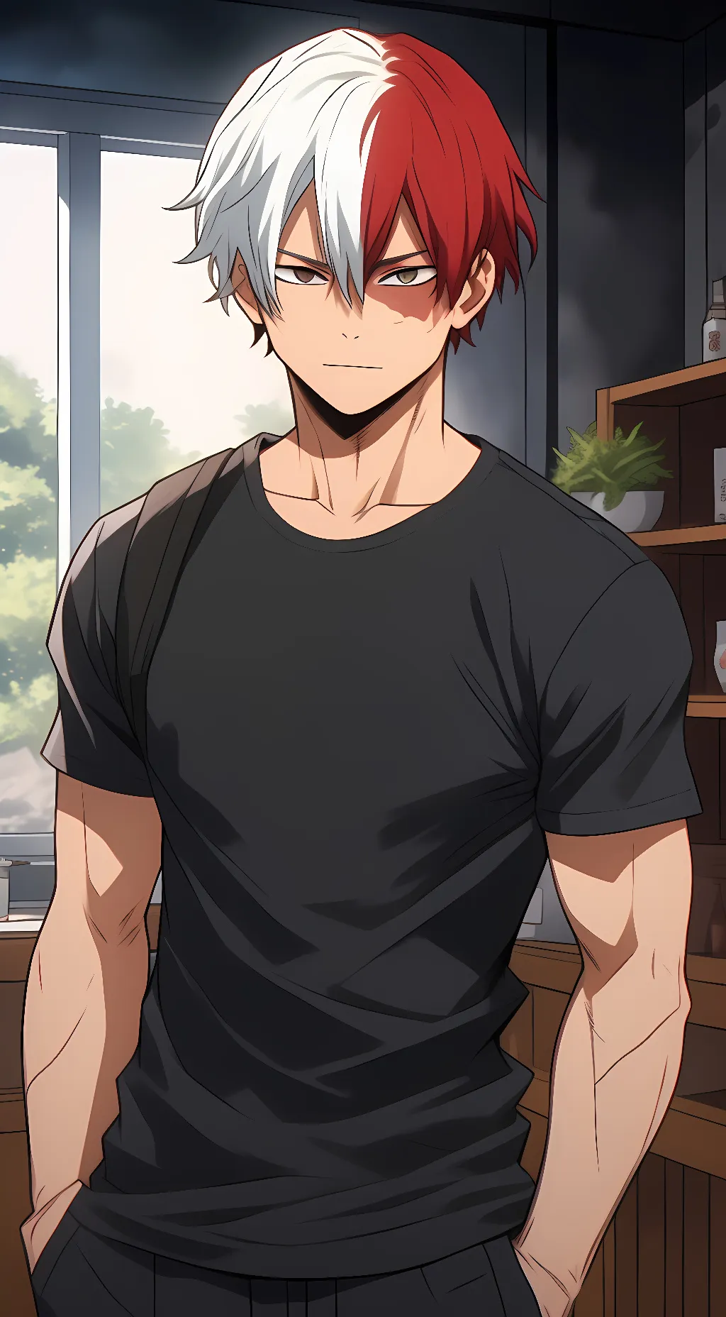 ai character: Shoto(AGED UP) background