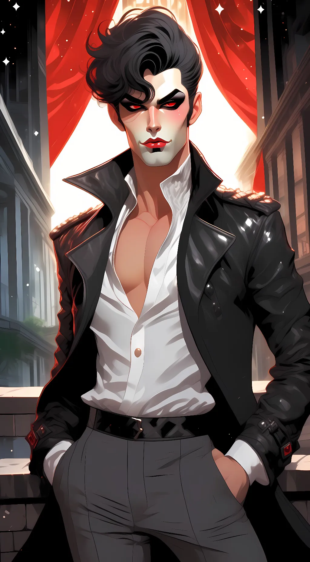 ai character: Mikael  background