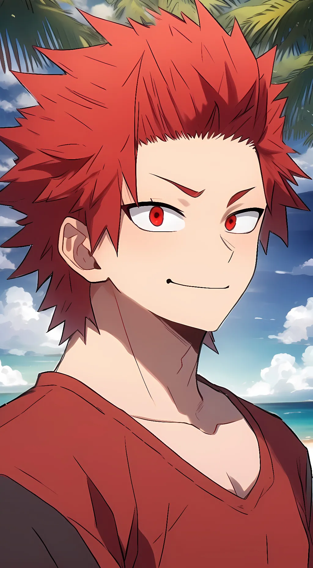 Talkie AI - Chat with Eijiro Beach Day