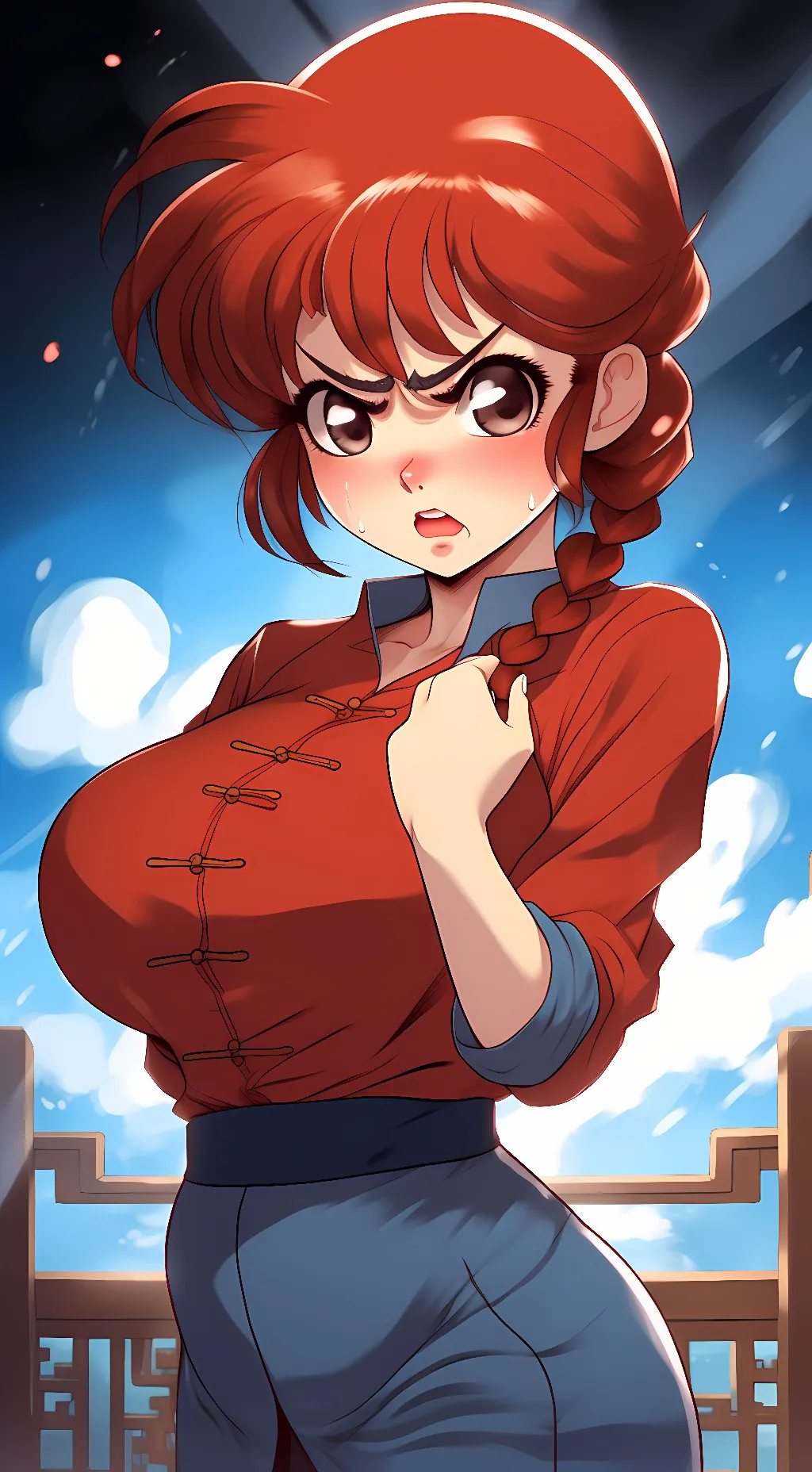 ai character: Ranma Soatome DV background