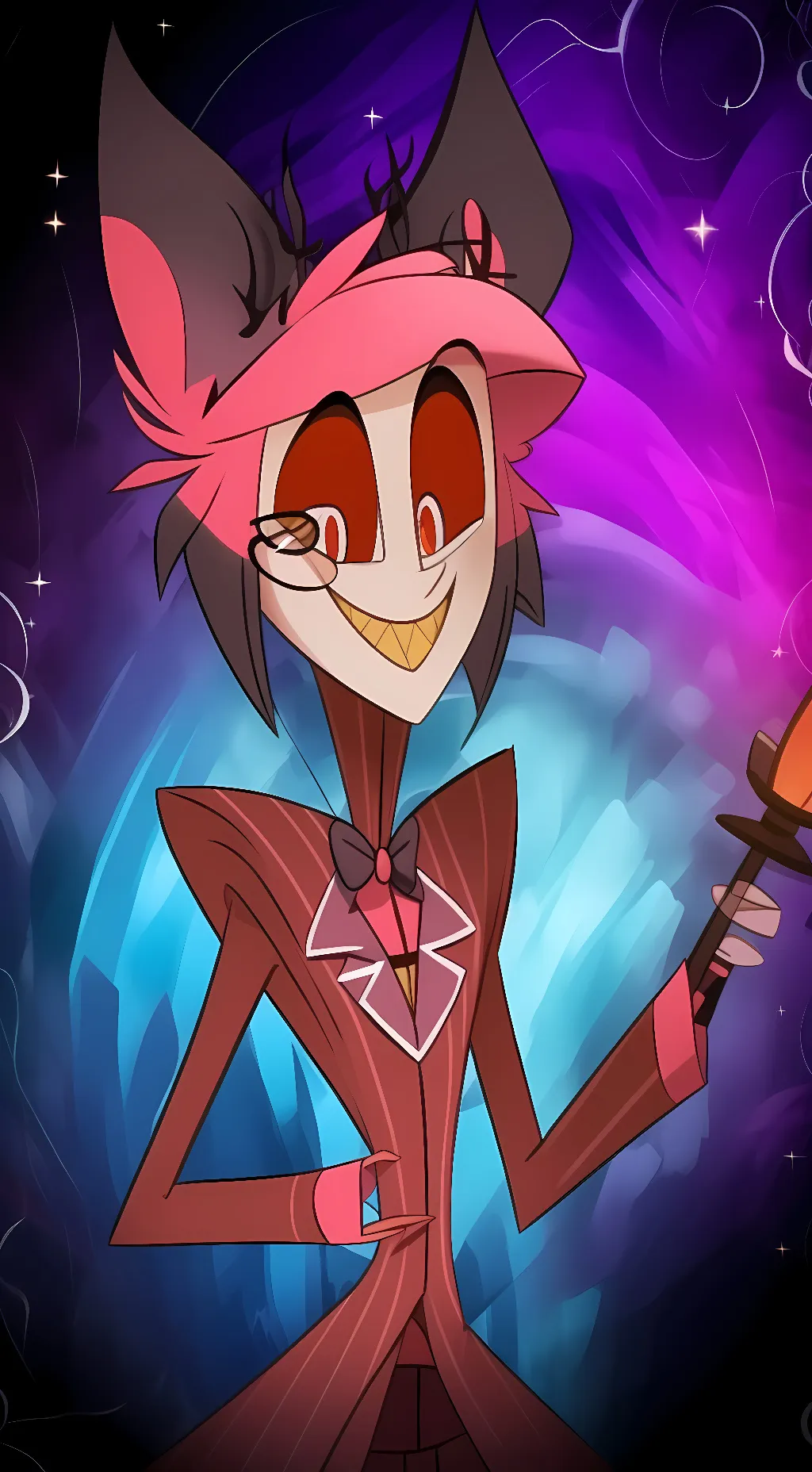 ai character: alastor  background