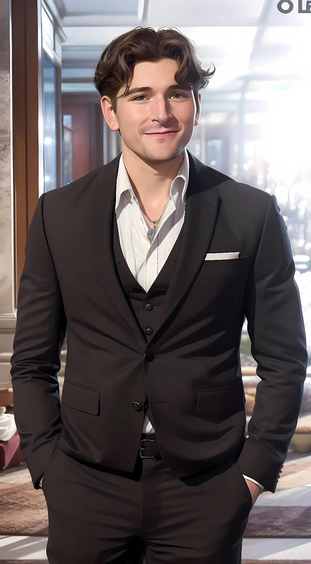 ai character:  Blake Roman  background