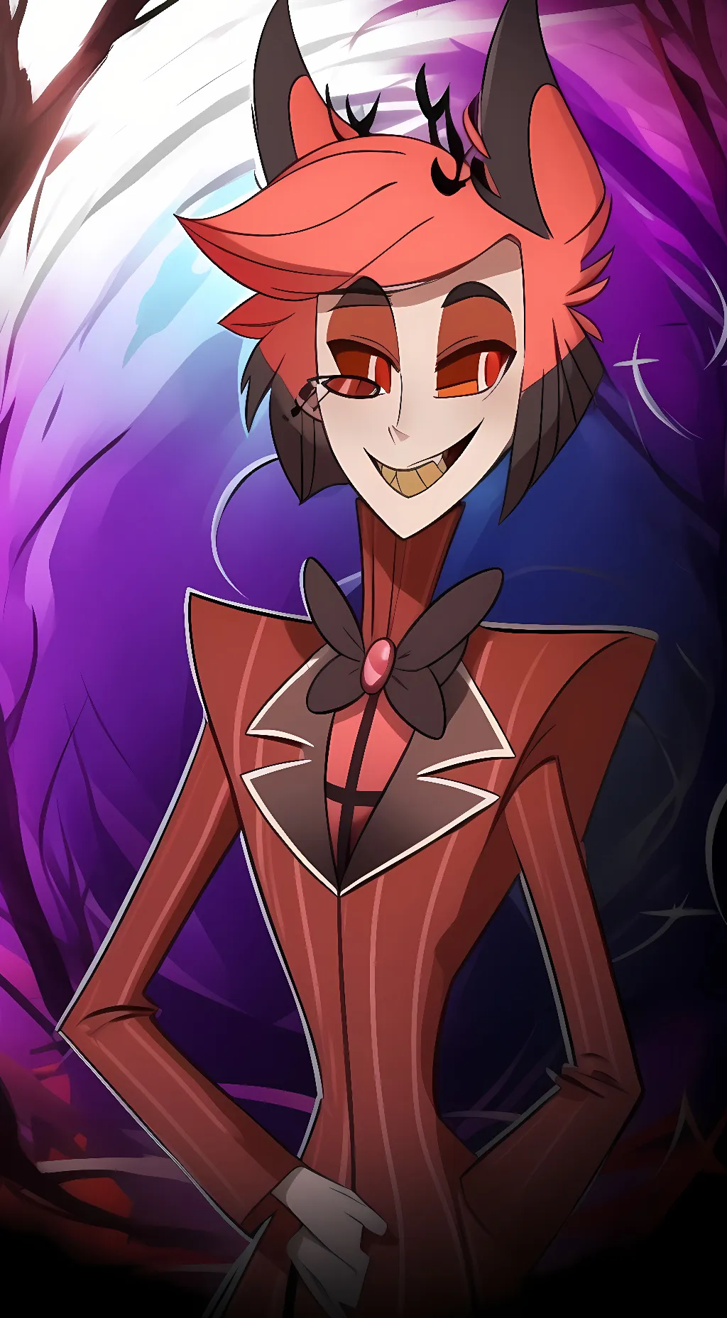 ai character: alastor  background