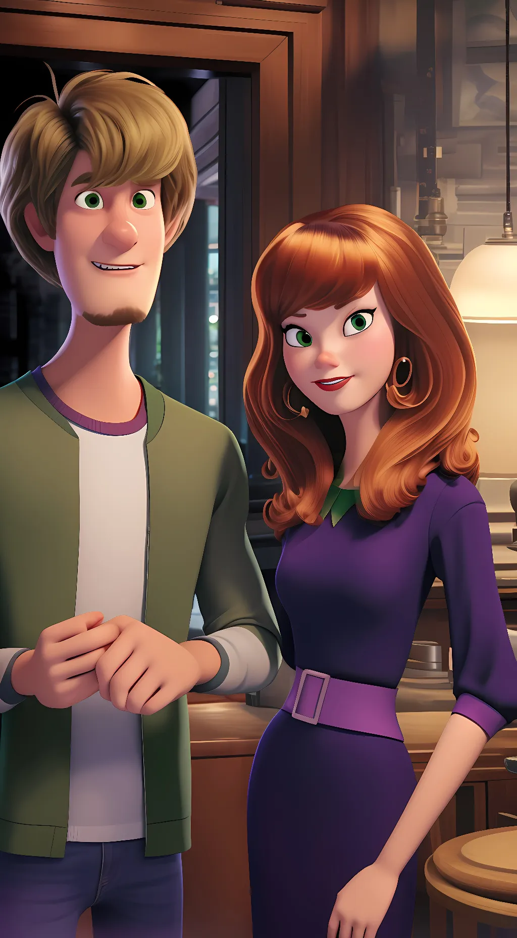 ai character: Mystery Incorpated background