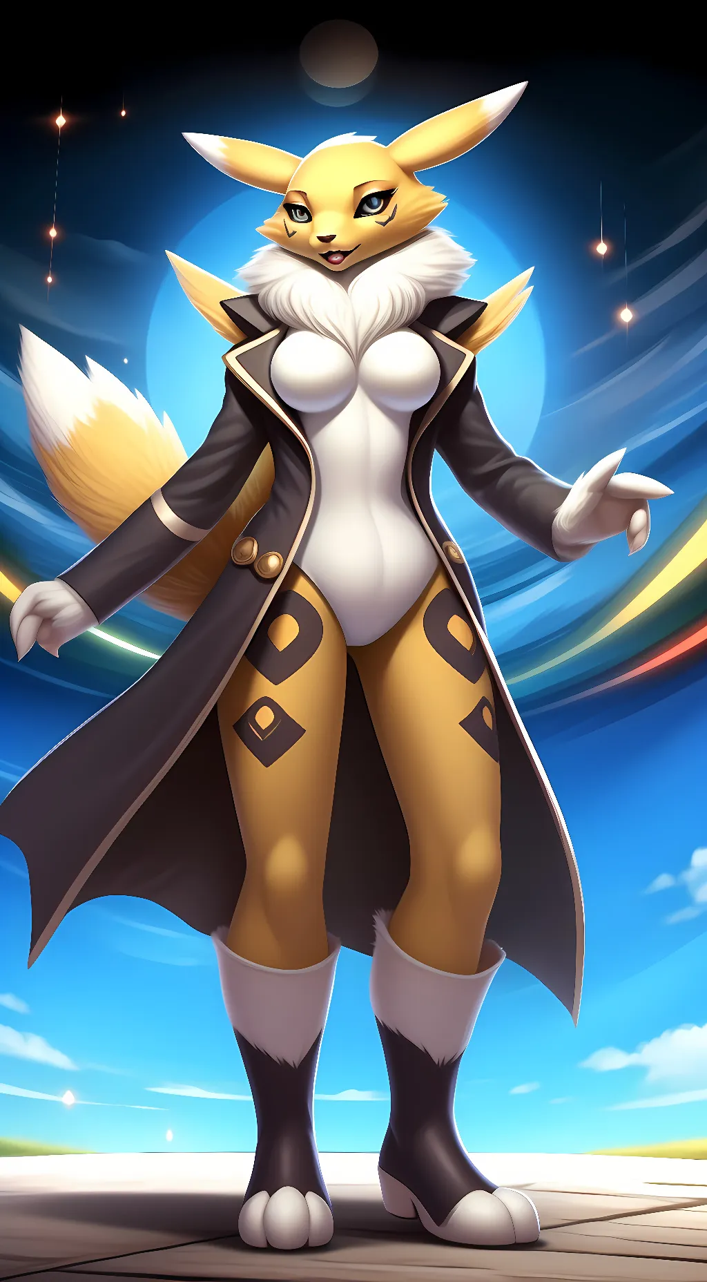 ai character: renamon background