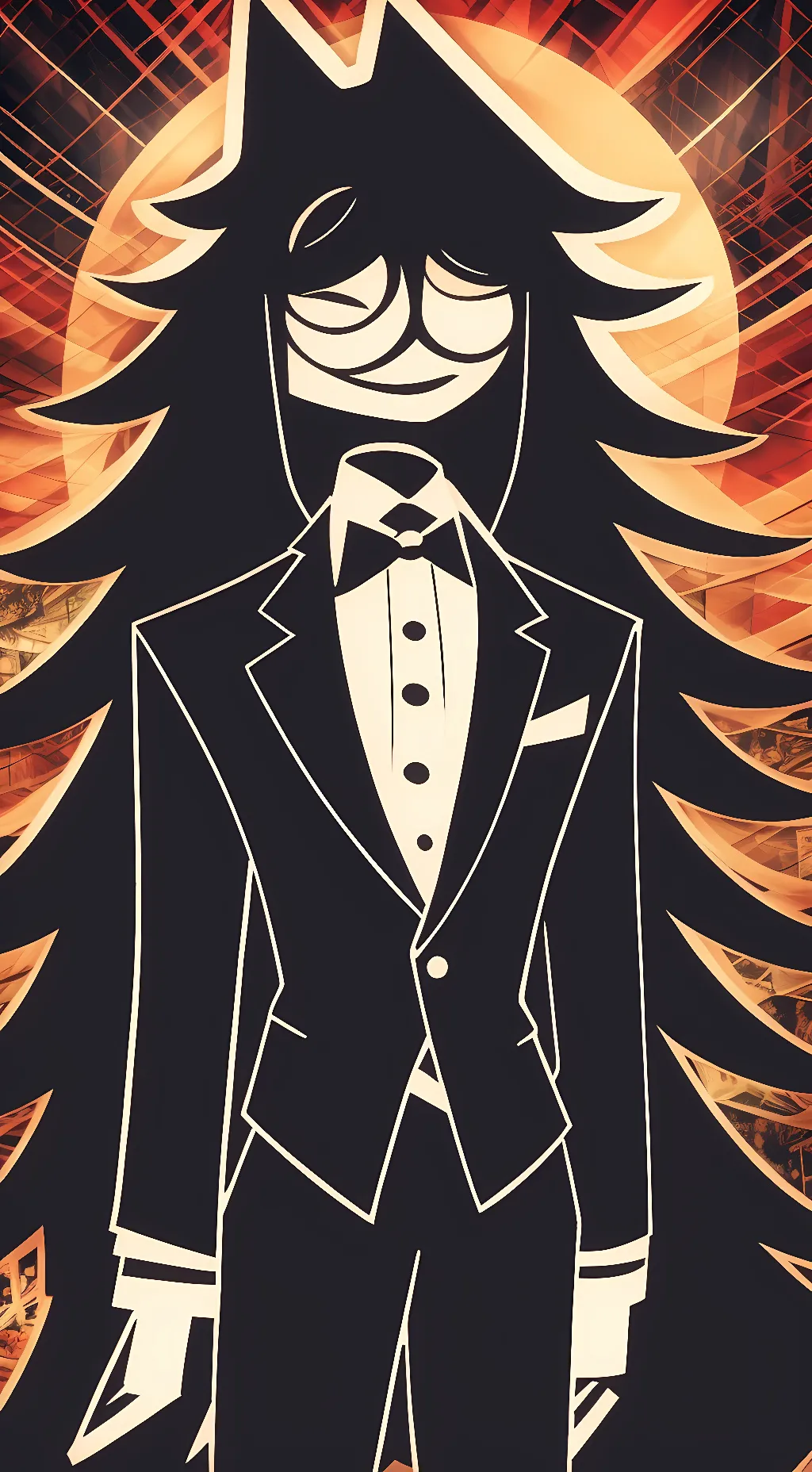 ai character: miss circle  background