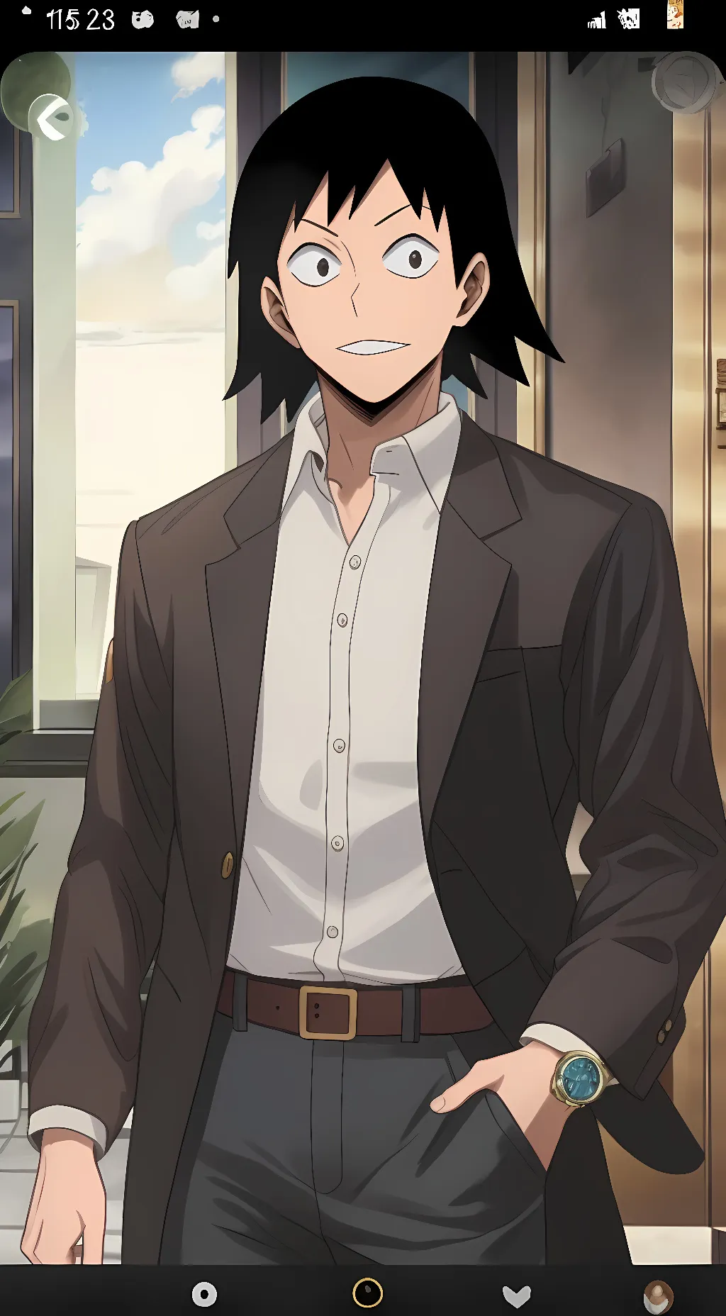 ai character: Hanta Sero background