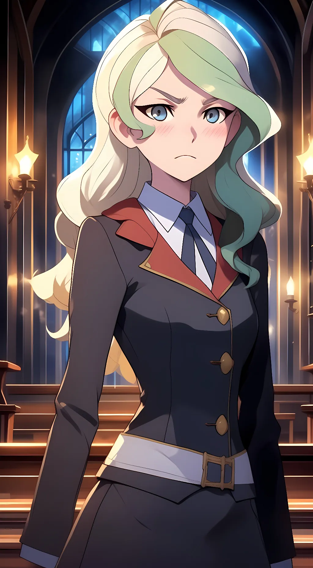 ai character: Diana Cavendish  background