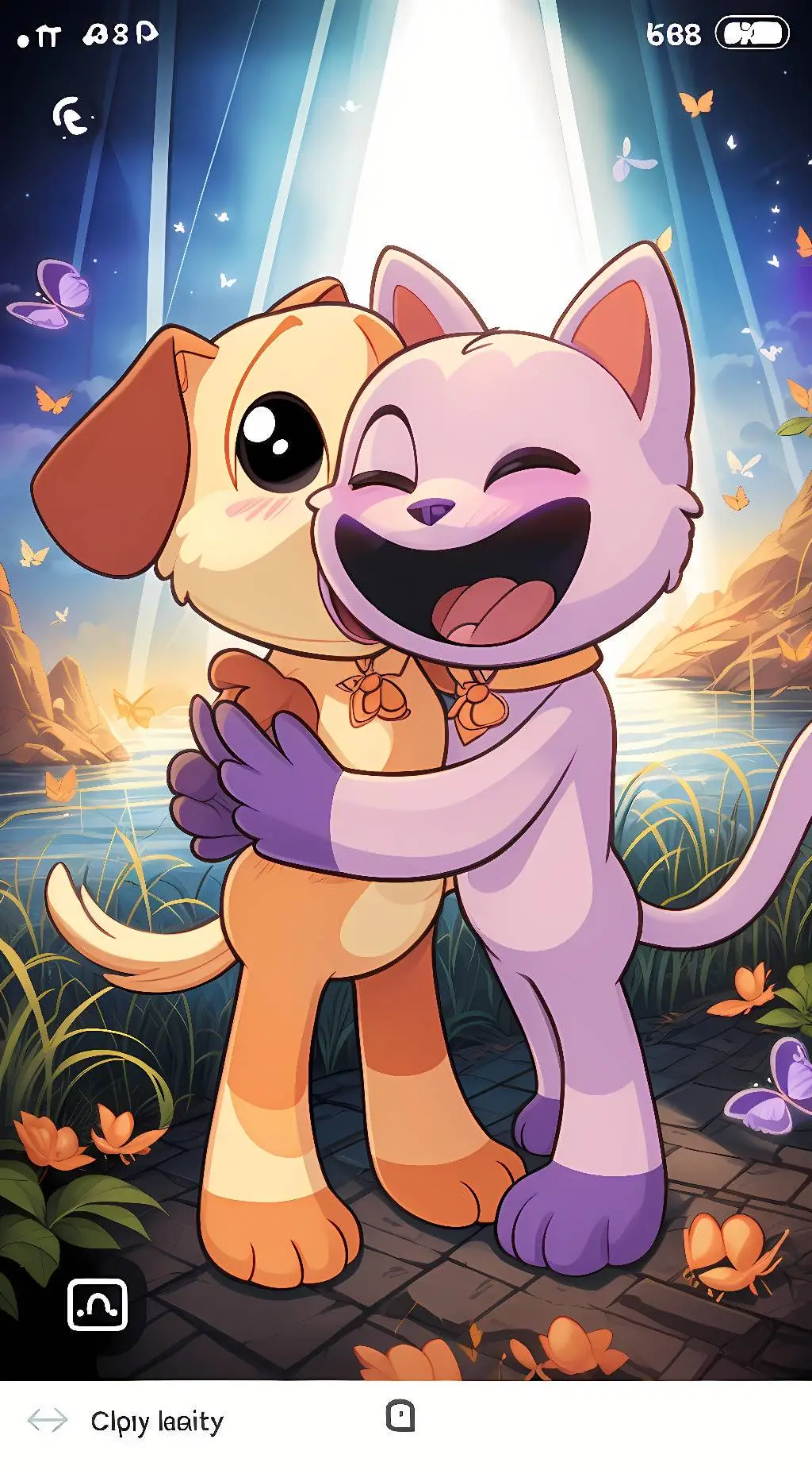 ai character: Catnap x dogday🥵 background