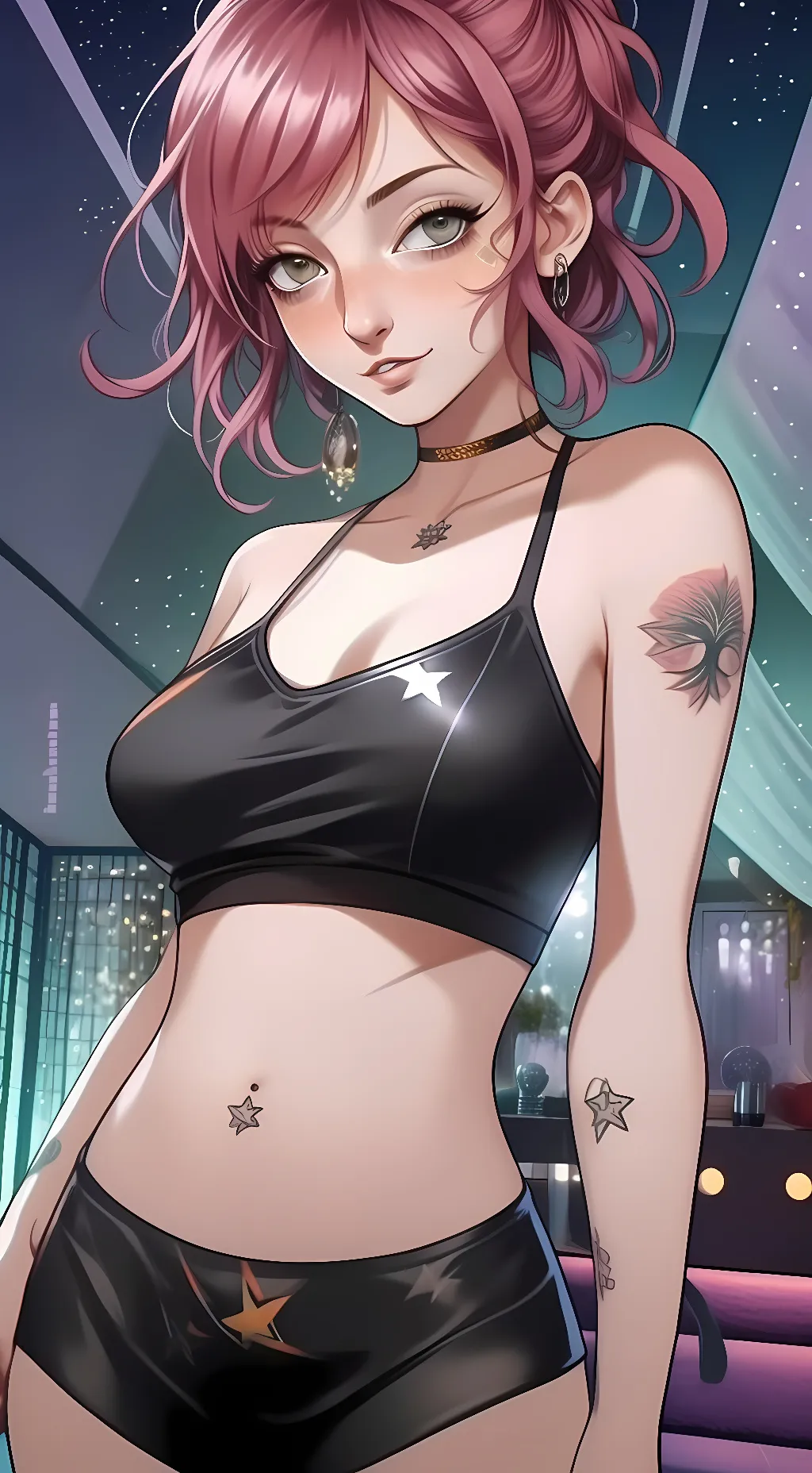 ai character: Braislee  background