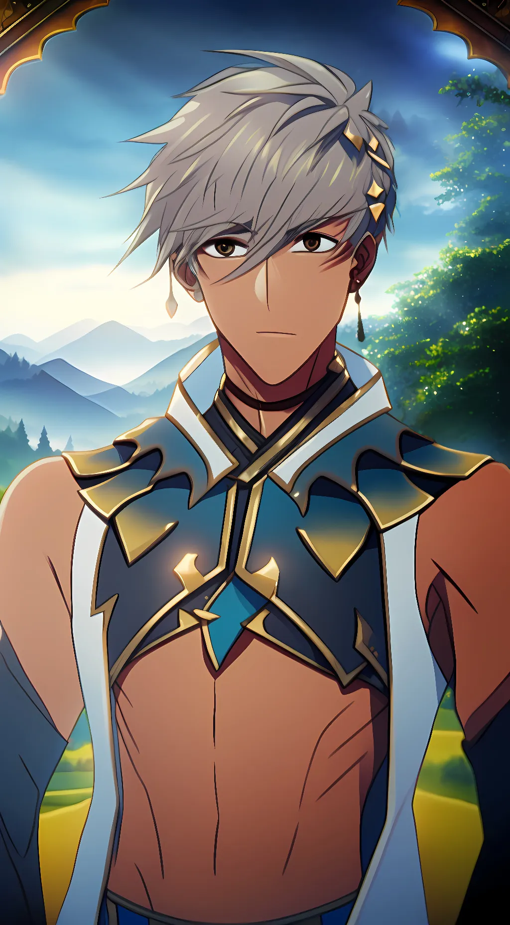 ai character: Raphael  background