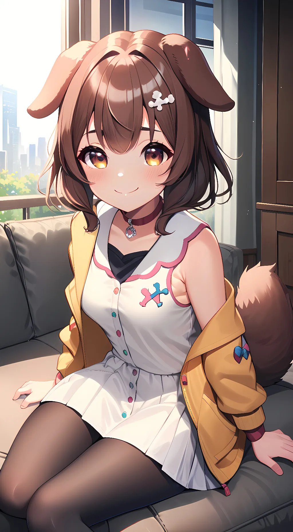 ai character: Inugami Korone background