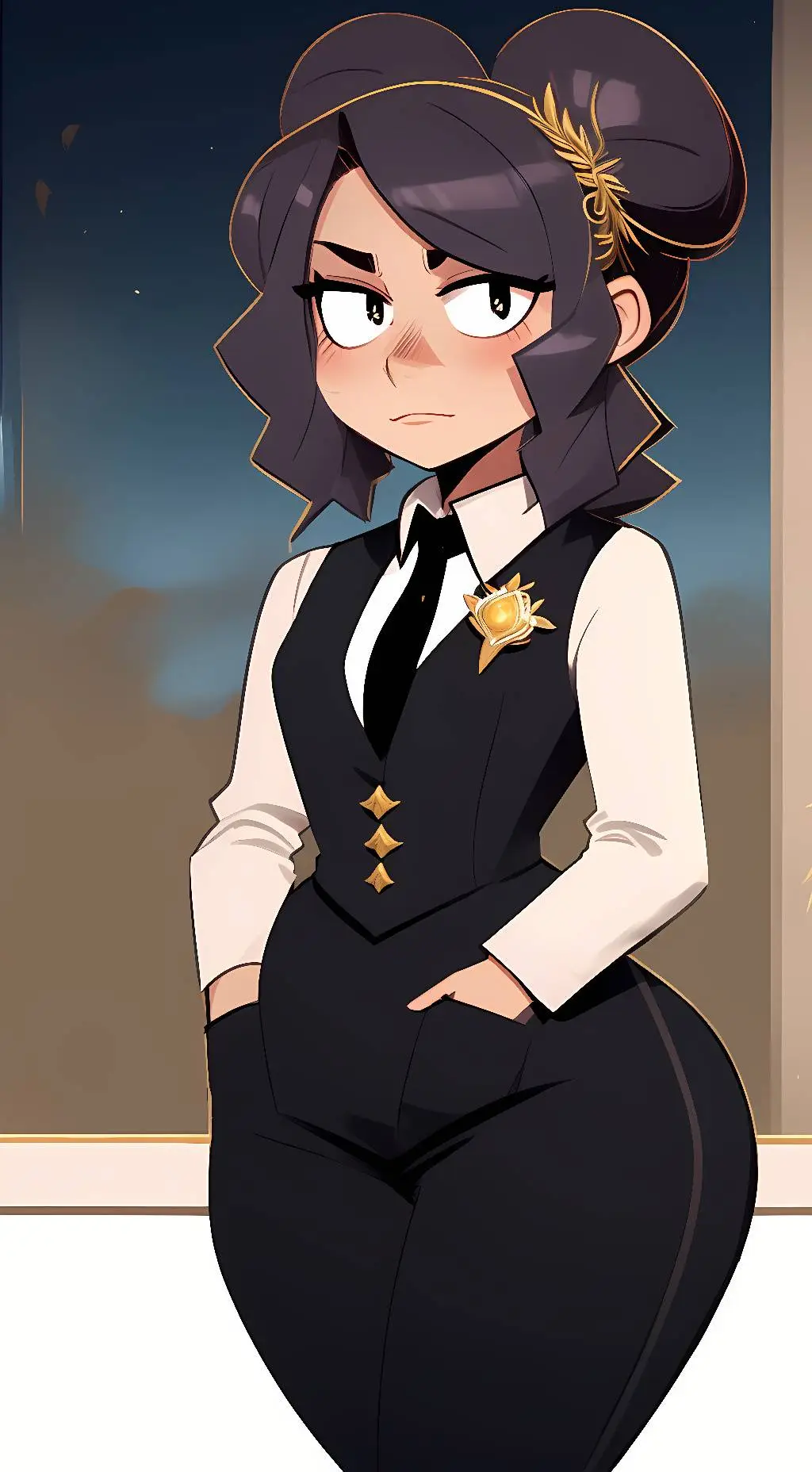 ai character: Boss background