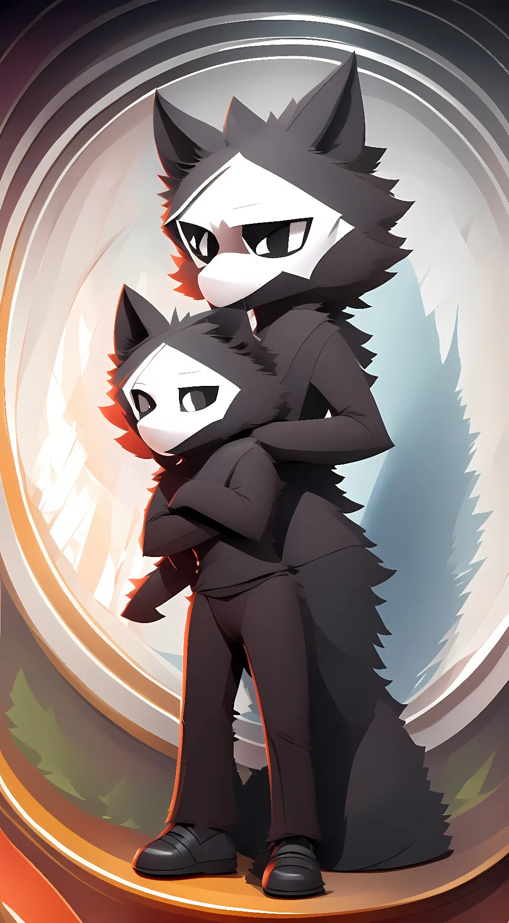 ai character: Puro X Colin background