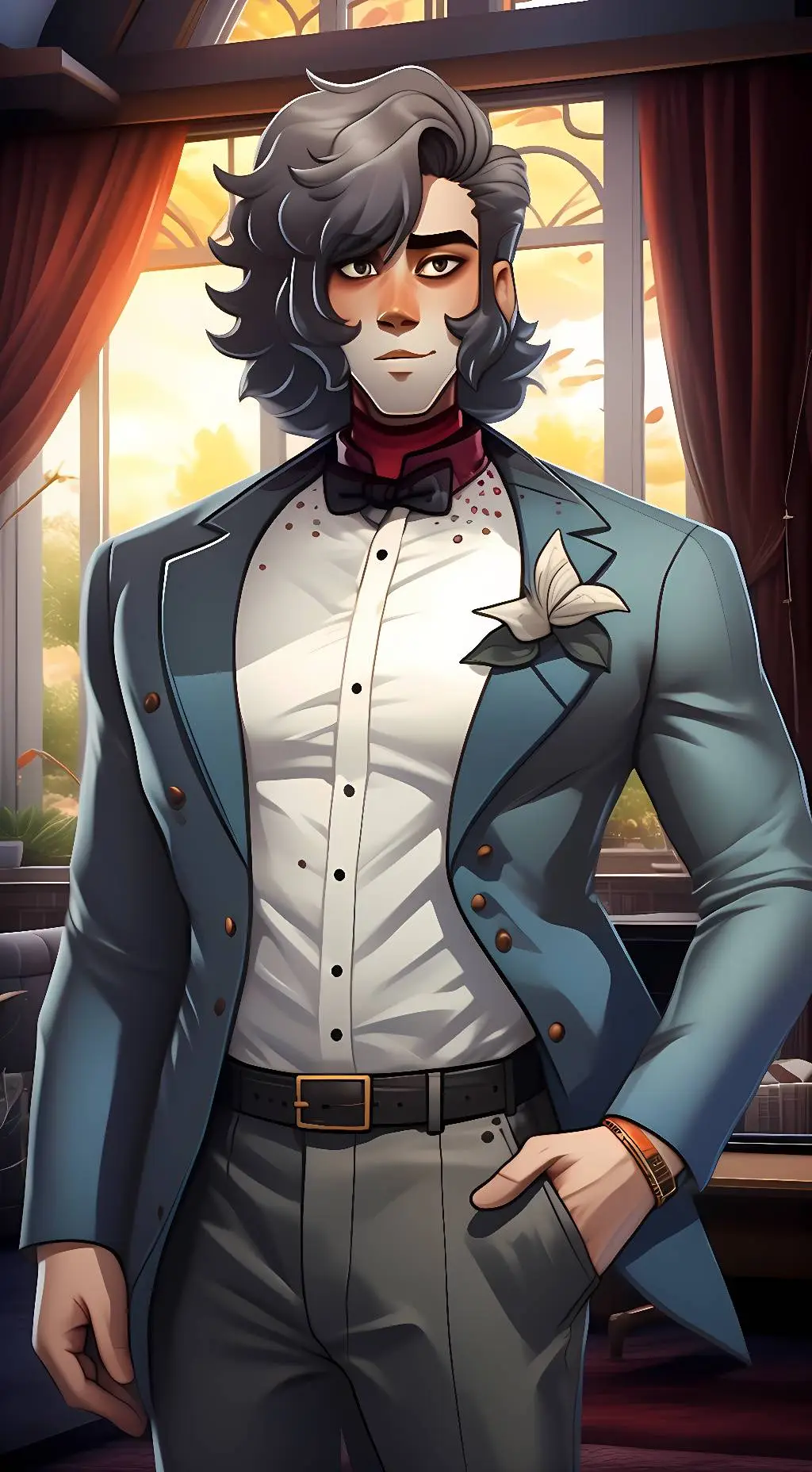 ai character: Elias Gallagher  background