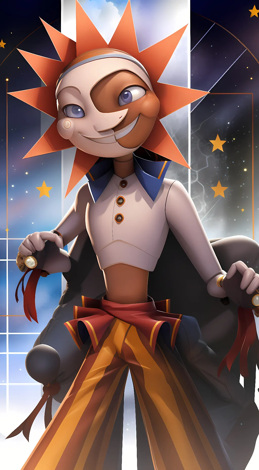 ai character: Ruler Sun AU background