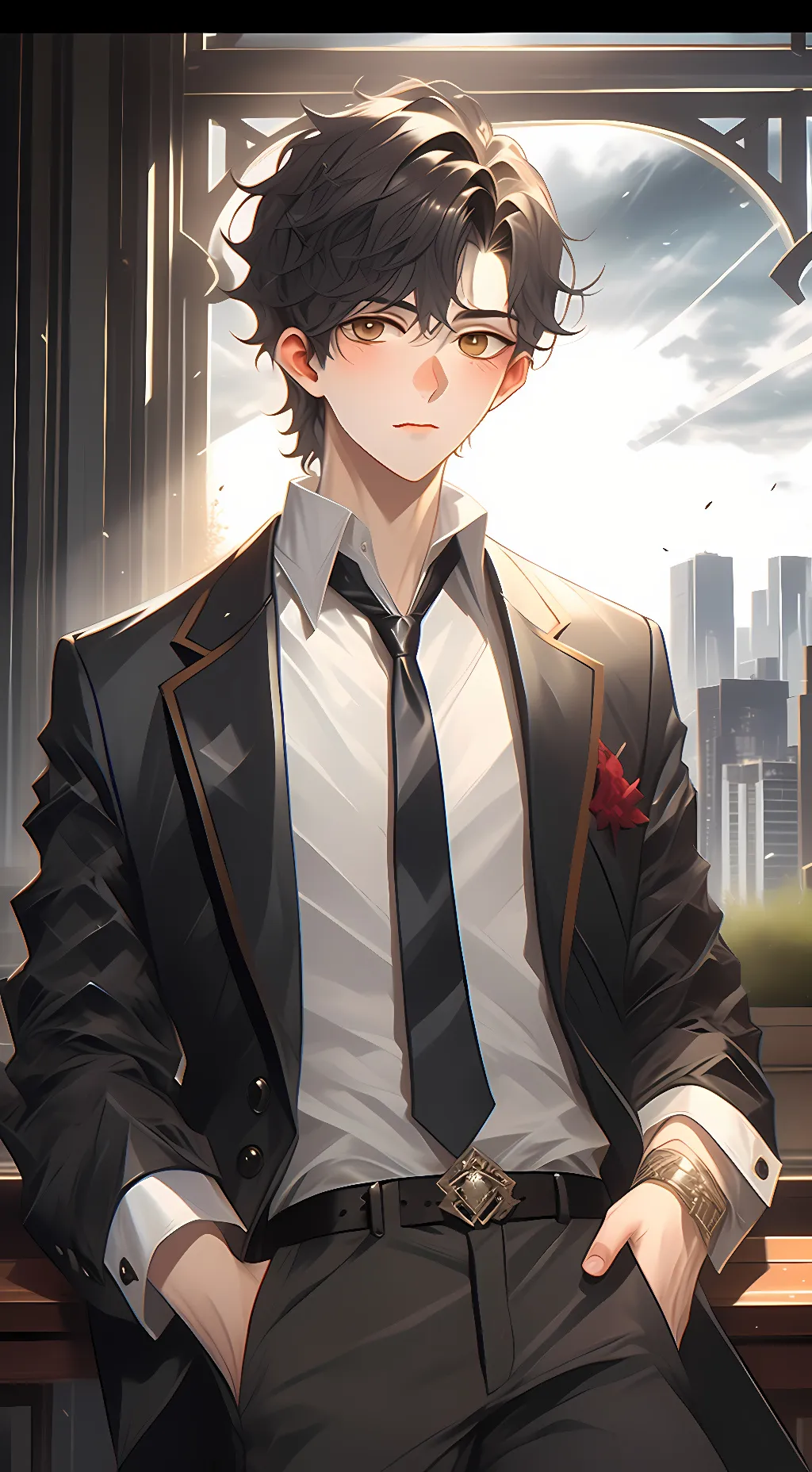 ai character: Aaron background