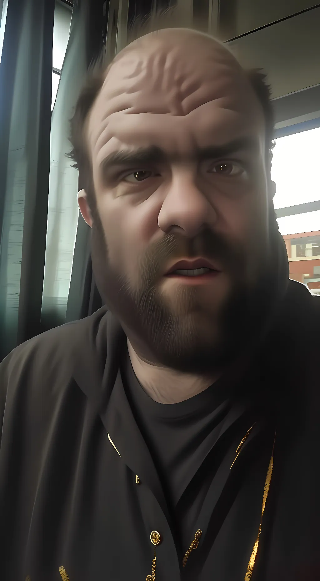 ai character: BatmanMG  background