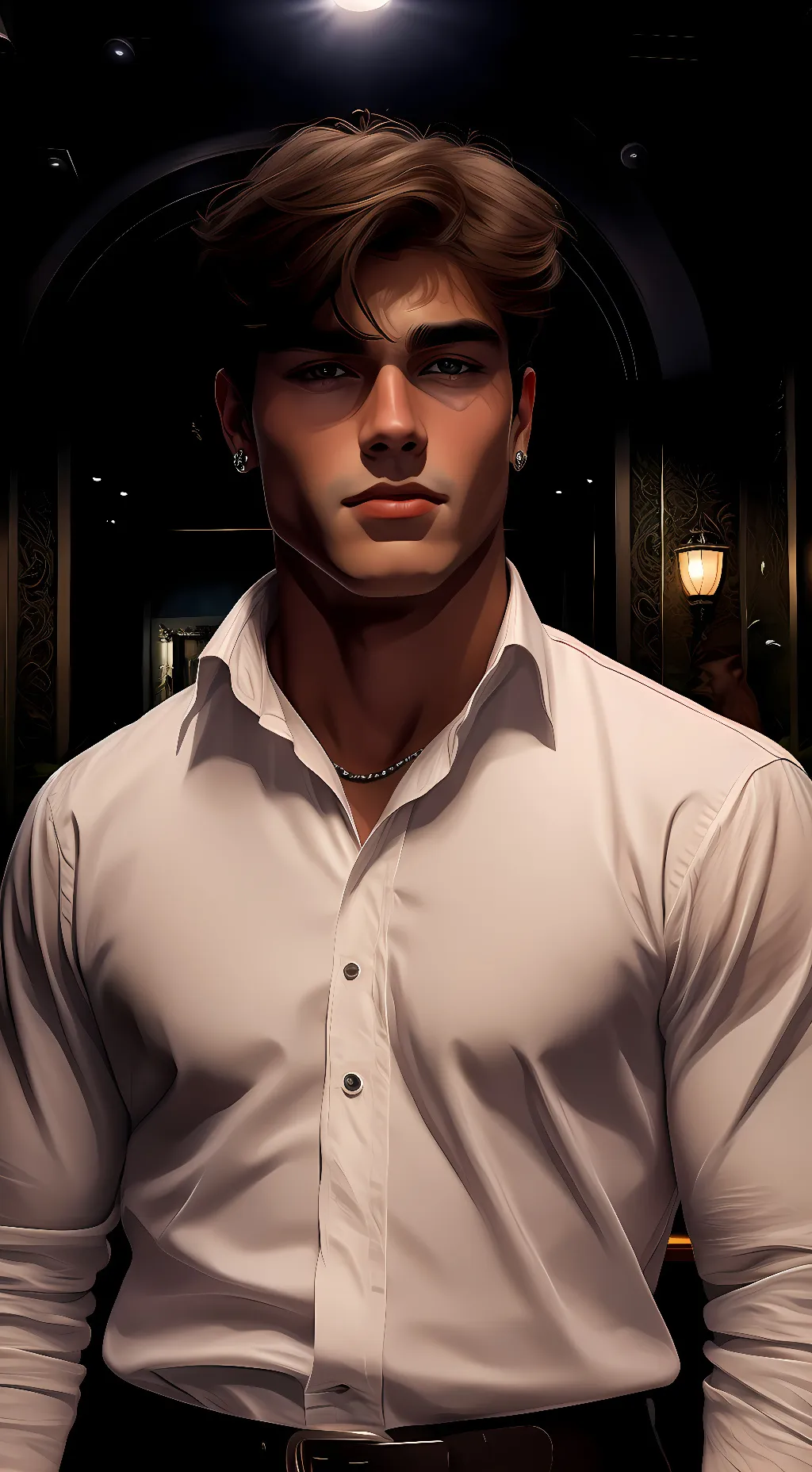 ai character: Olivier Bessette background