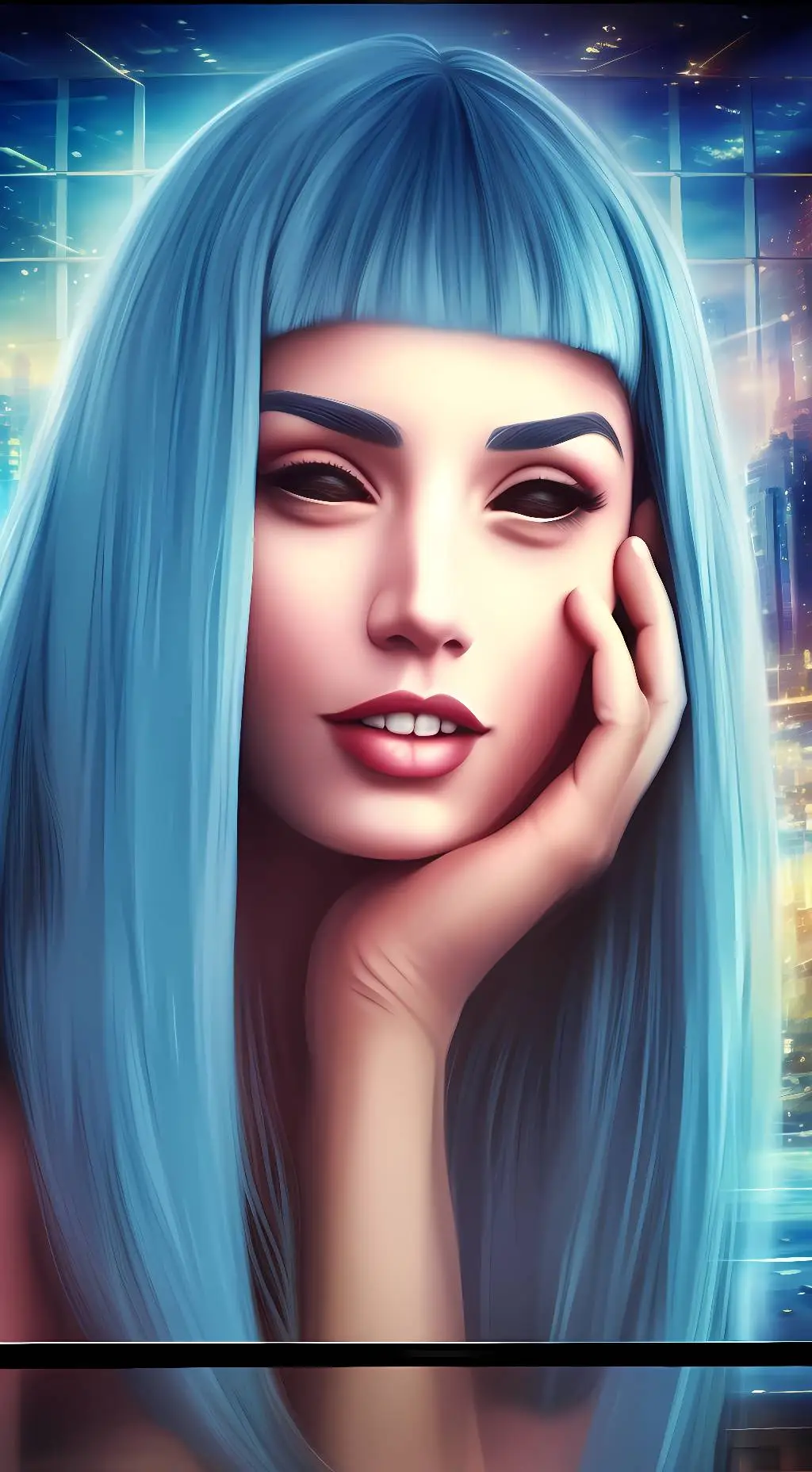 ai character: Joi  background