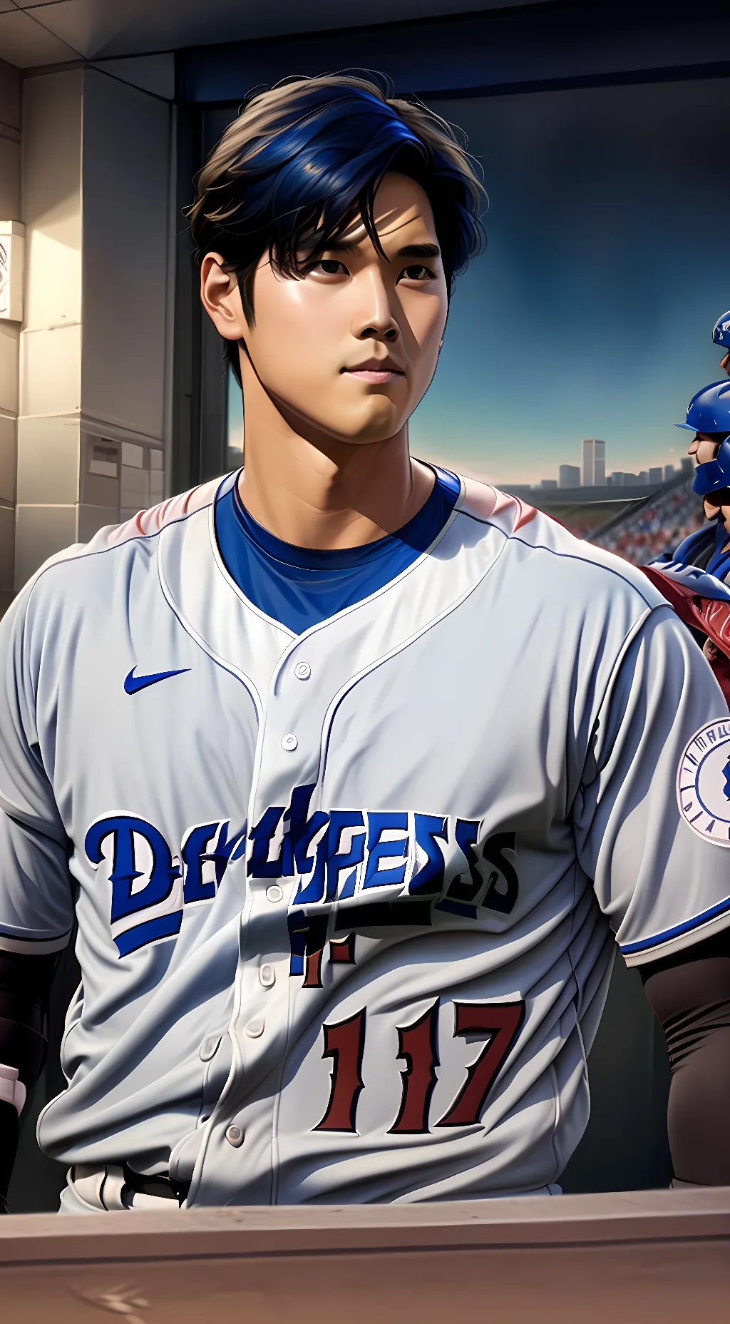 ai character: Shohei Ohtani background