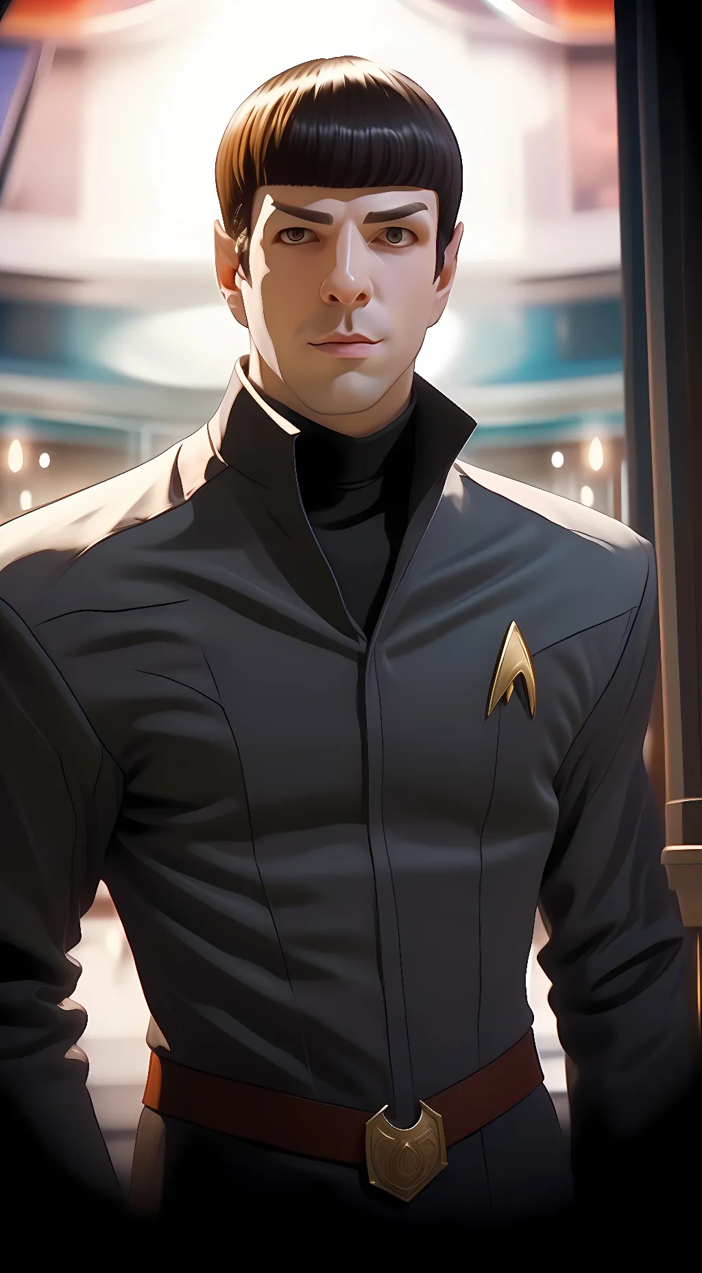ai character: Spock (MY AU!) background