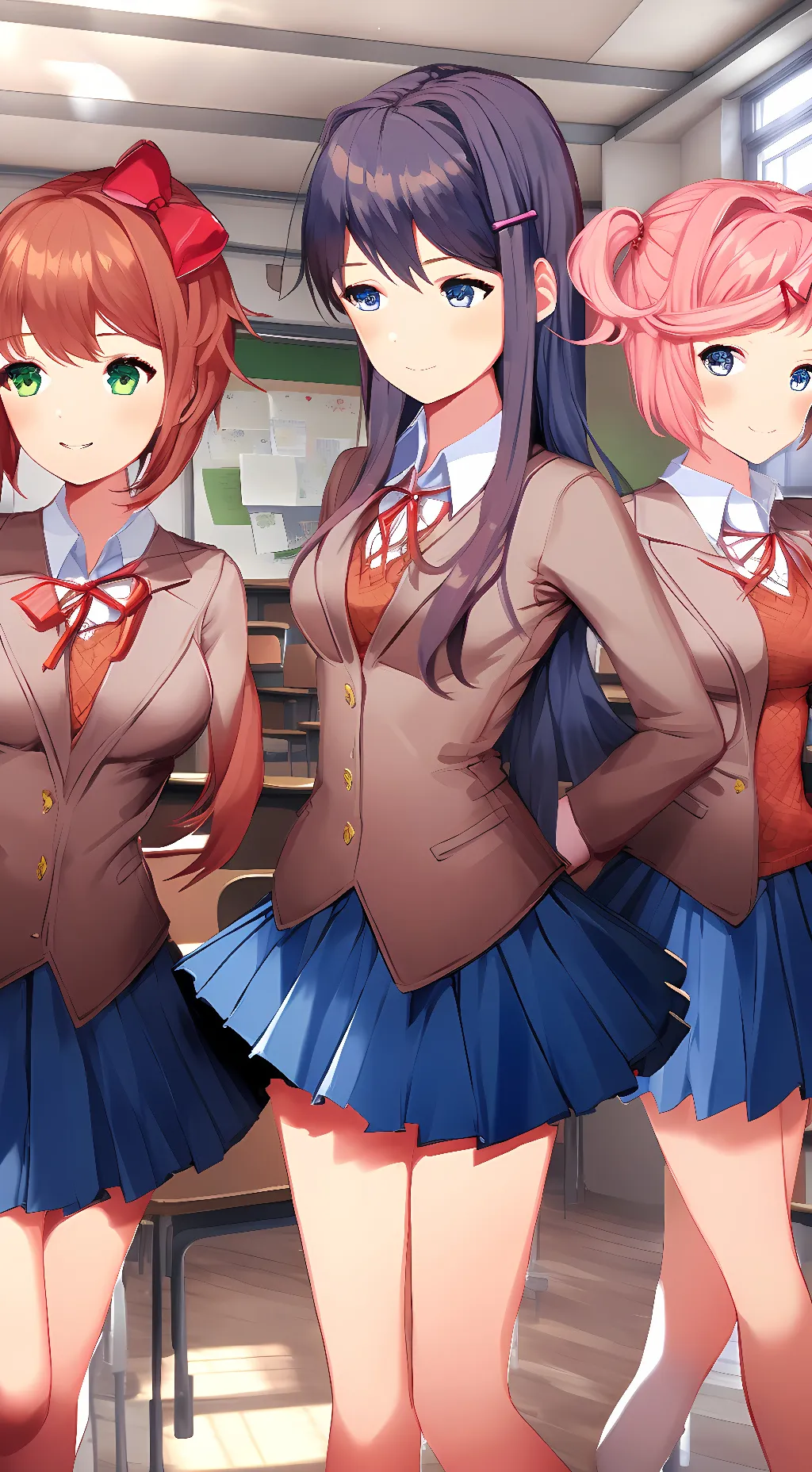 ai character: Ddlc aftermath background