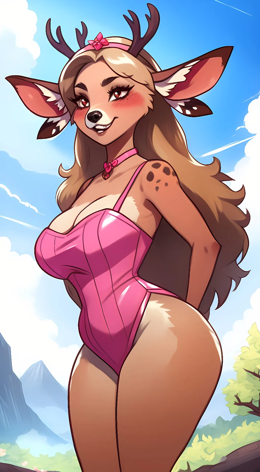 ai character: Maple background