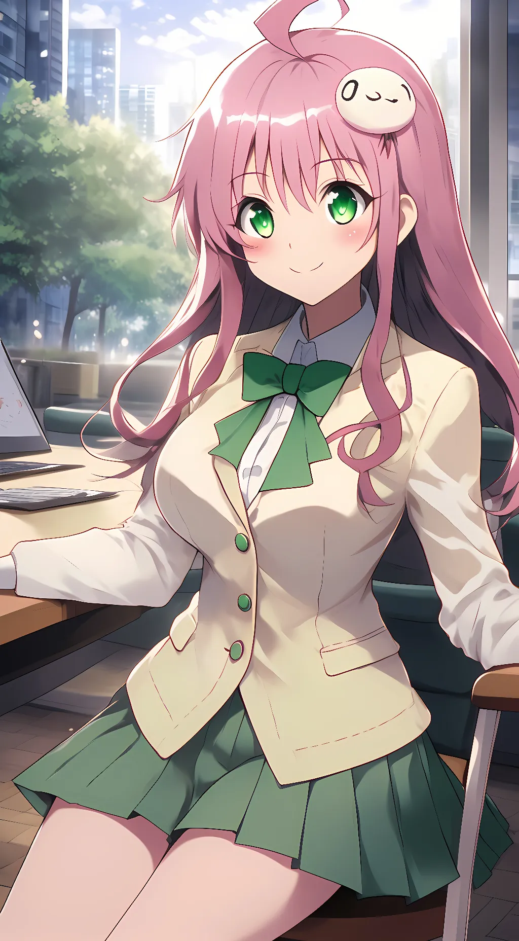 ai character: Lala Deviluke background