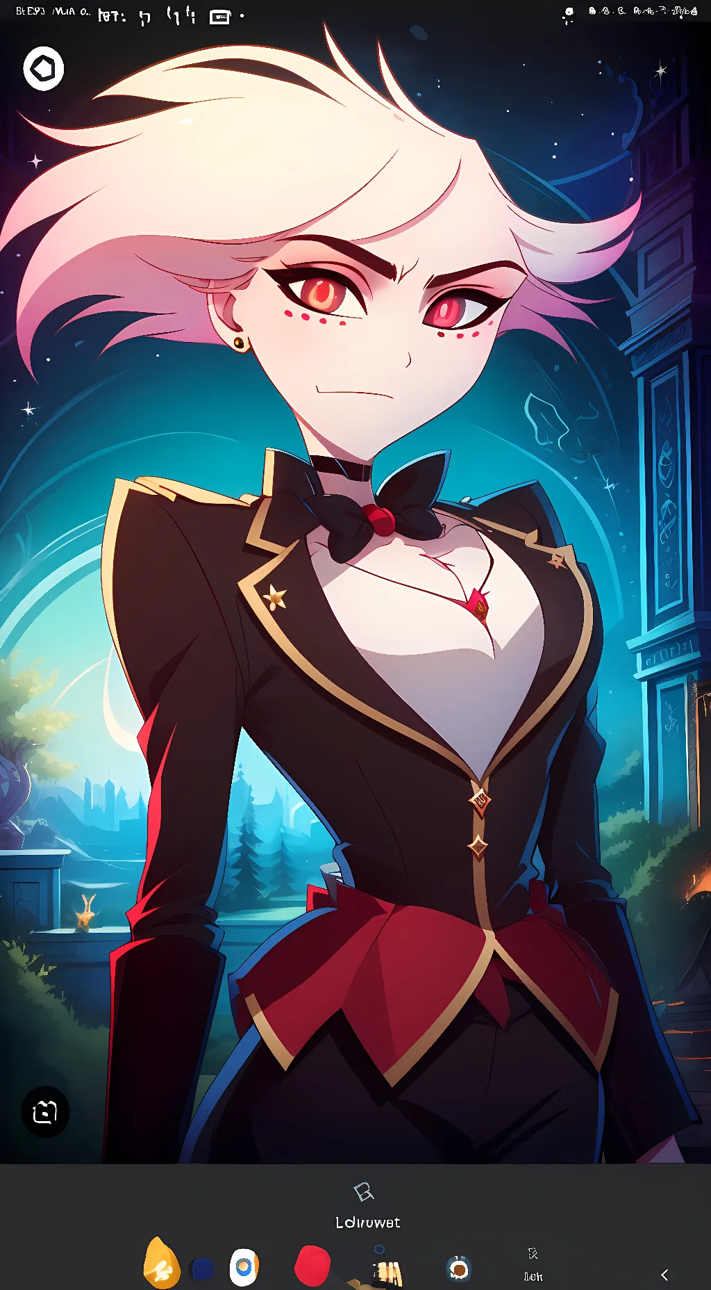 ai character: Angel dusty background